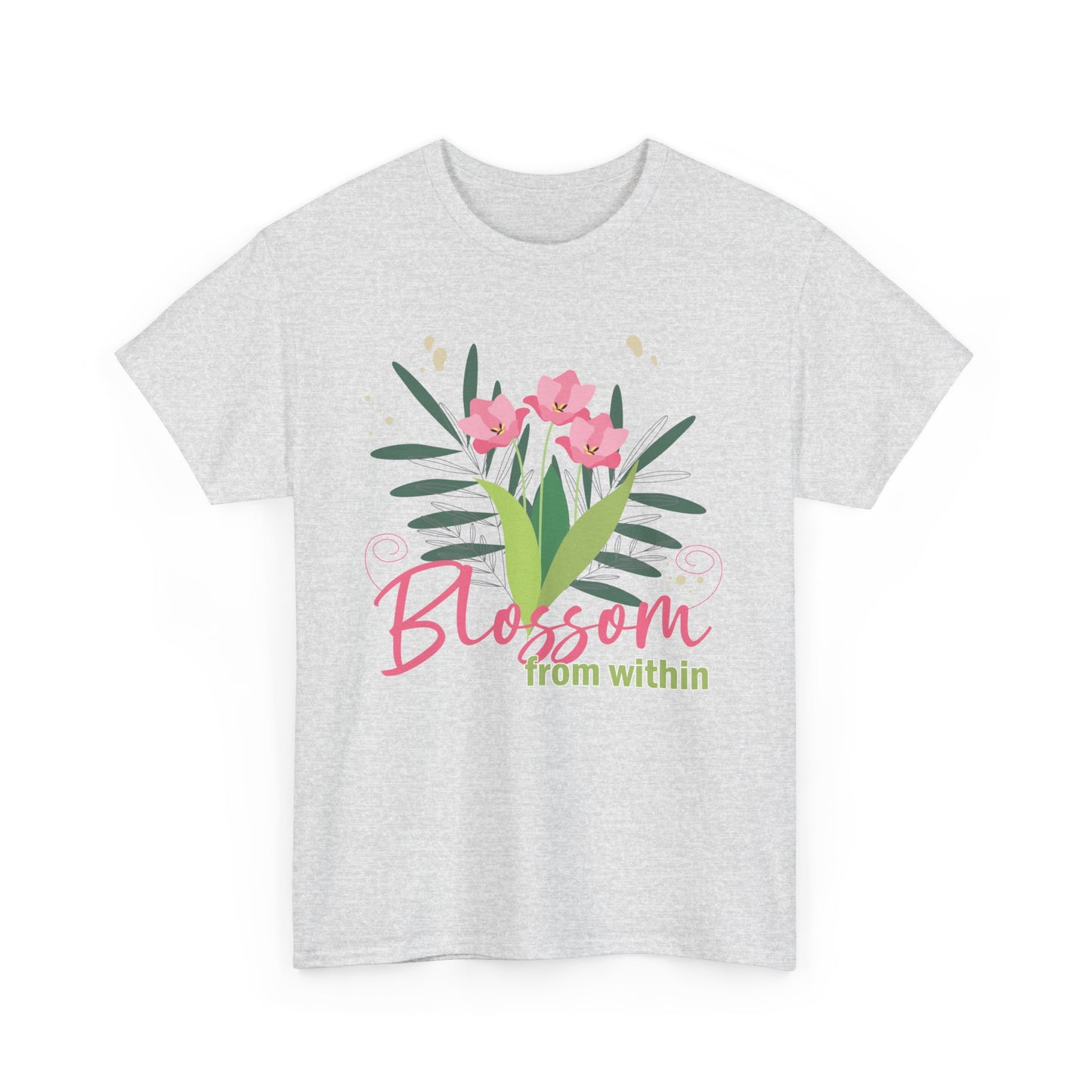 Inner Bloom Heavy Cotton Tee - Blossom From Within