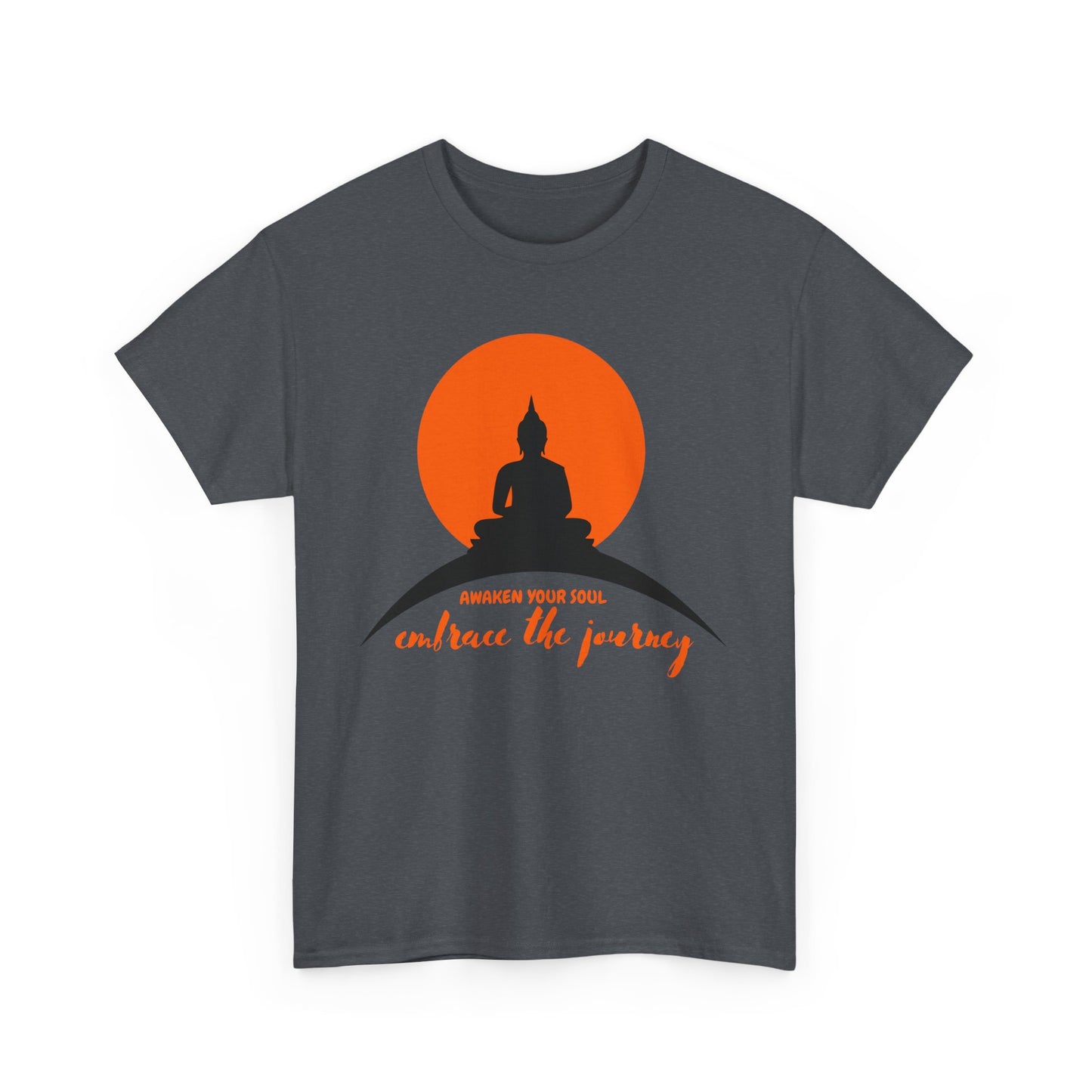 "Awaken Your Soul, Embrace Your Journey" Heavy Cotton Tee