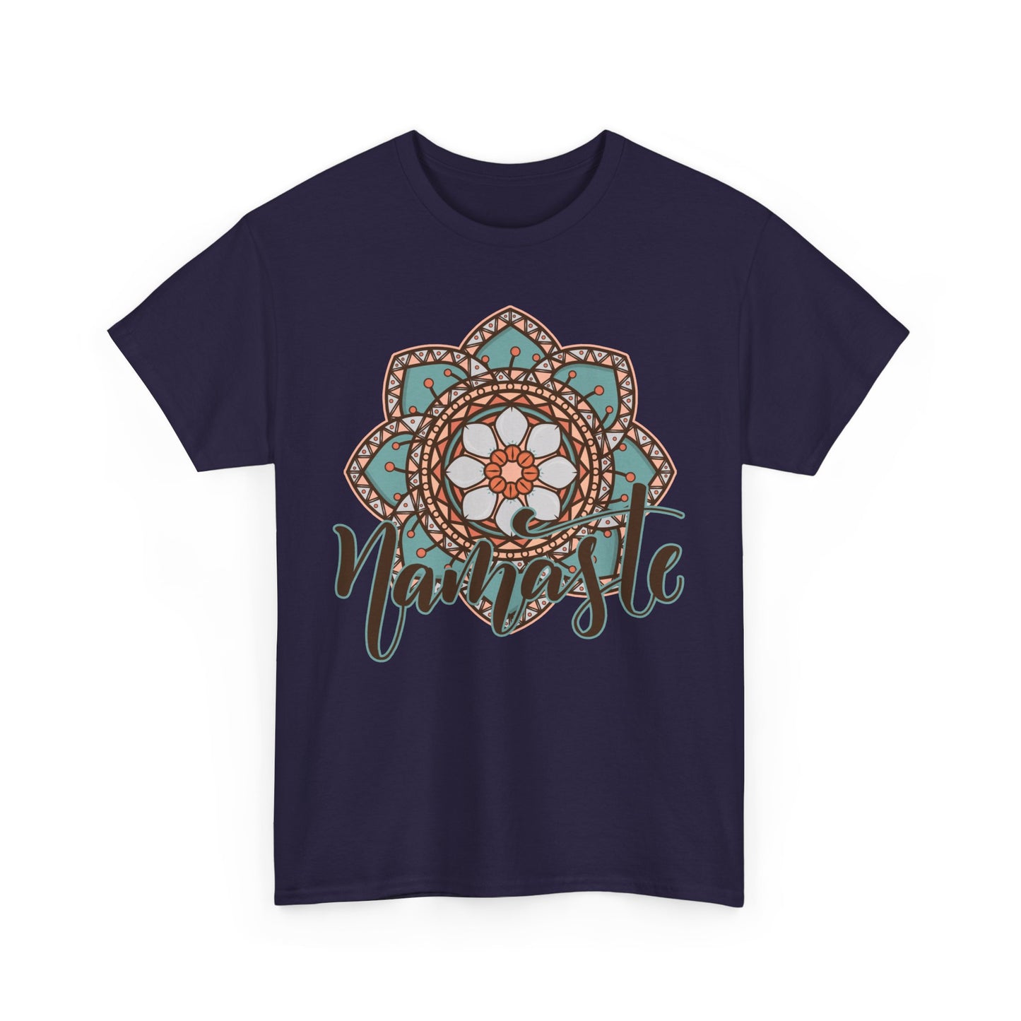 Namaste Vibes- Vintage Mandala Spirit Heavy Cotton Tee