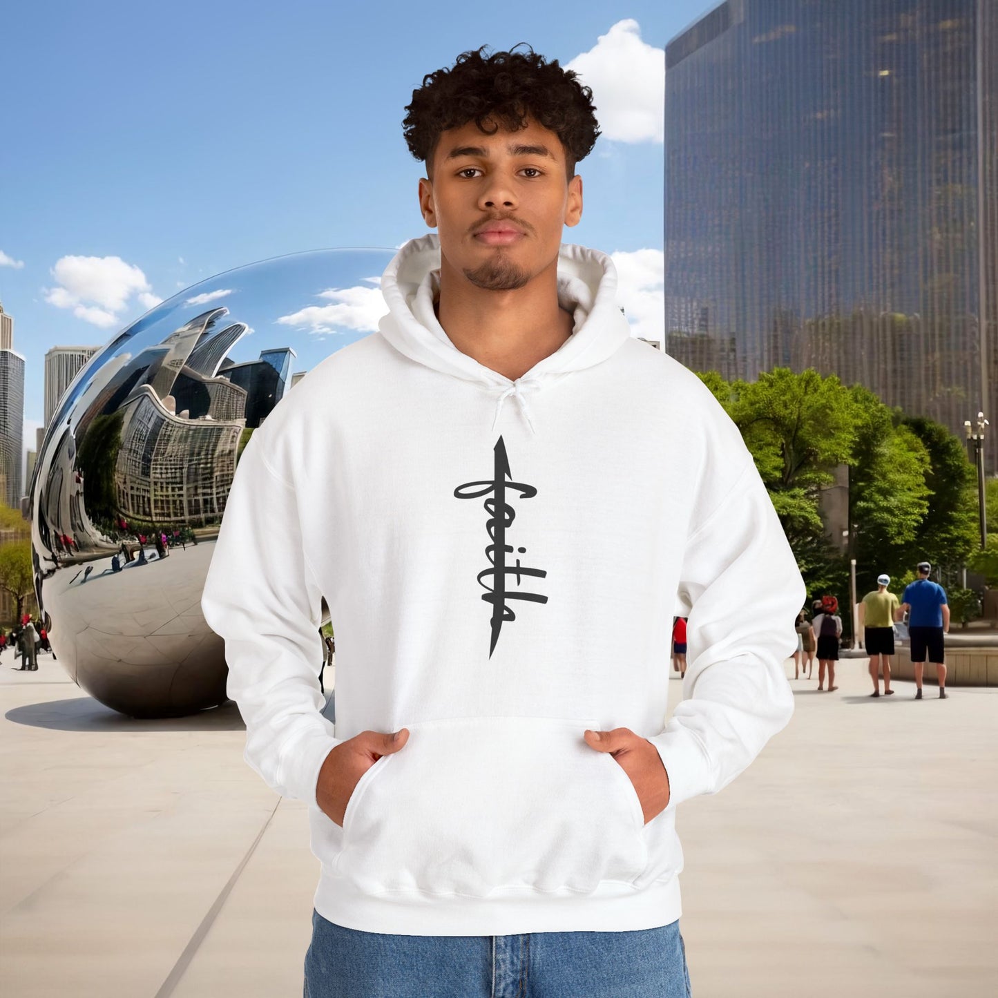 📿 ALIF — stand in "FAITH” — Menaste Sacred Hoodie
