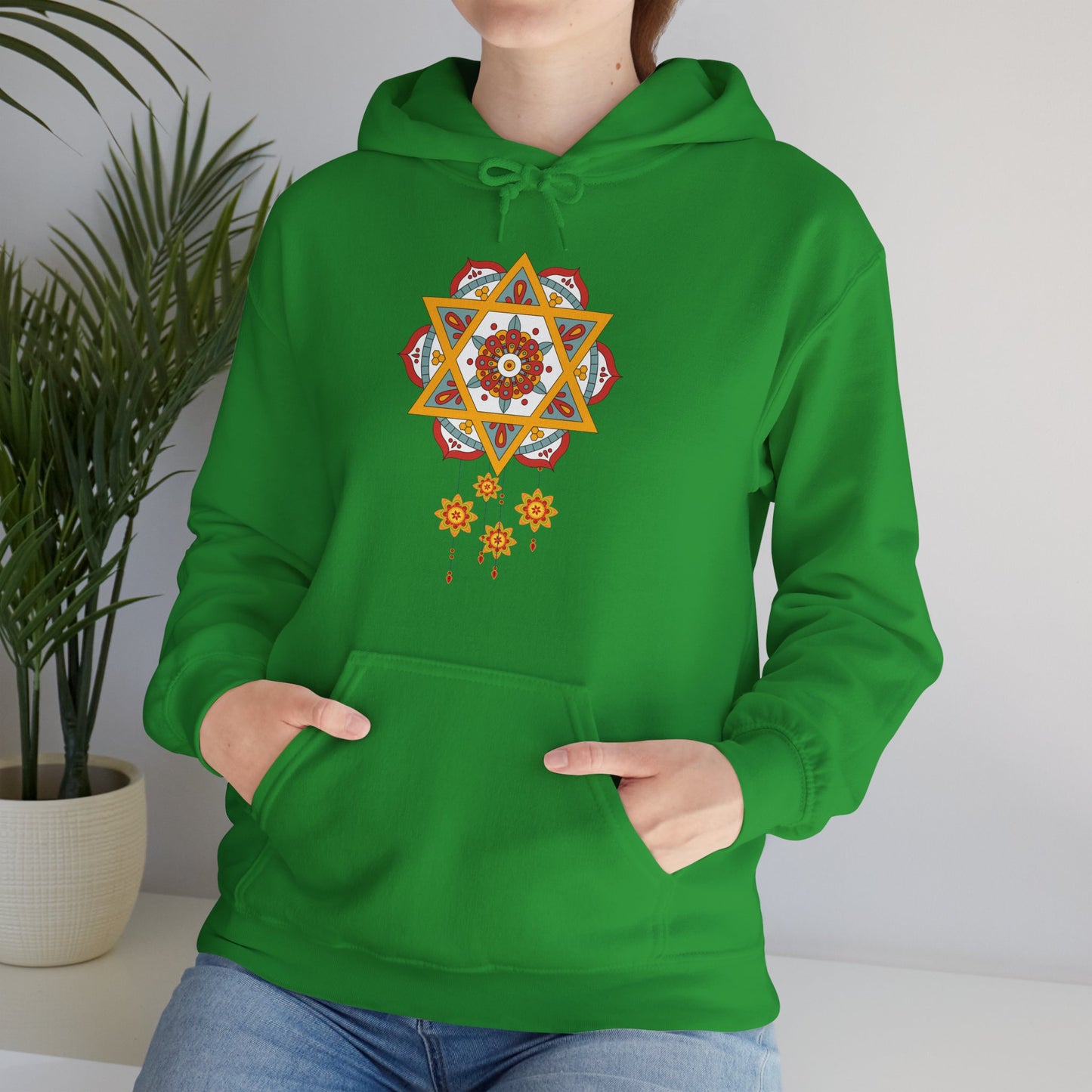 ✨Star Mandala Bloom Hoodie — Celestial Radiance Meets Earthly Grace🌸🌟🌀