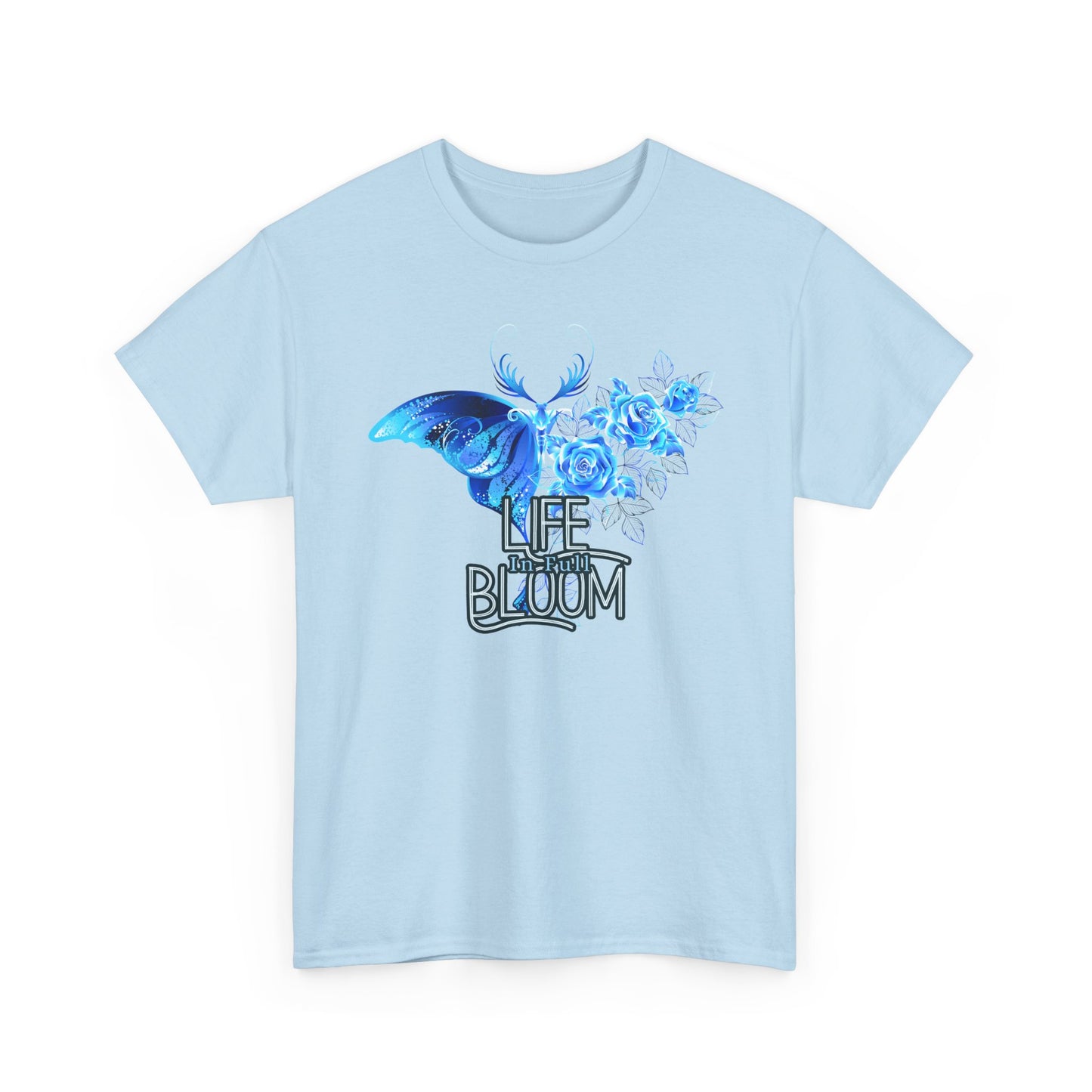 🦋Life in Full Bloom Heavy Cotton Tee - Rise, Bloom, Become