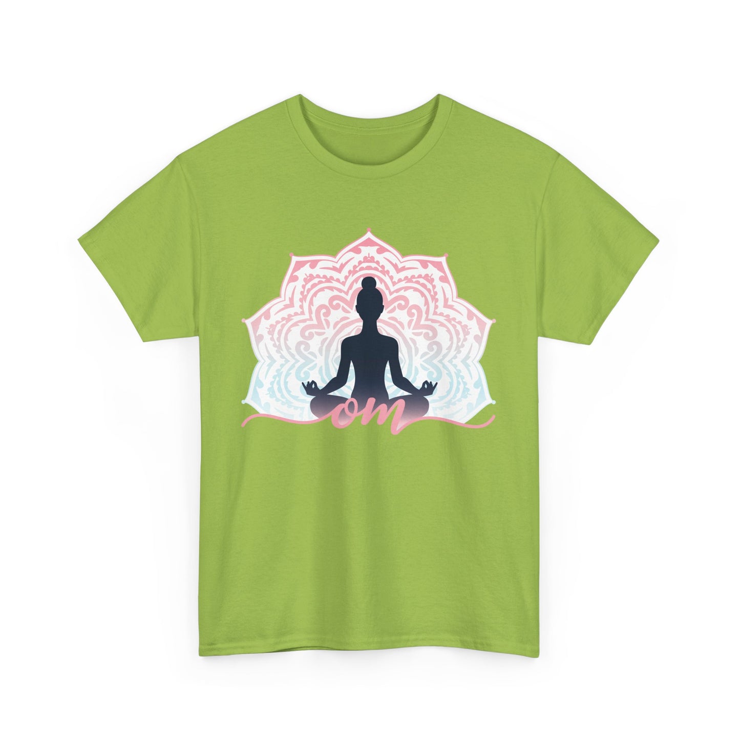 “Om Within” - Heavy Cotton Tee - Peaceful Presence & Mandala Energy