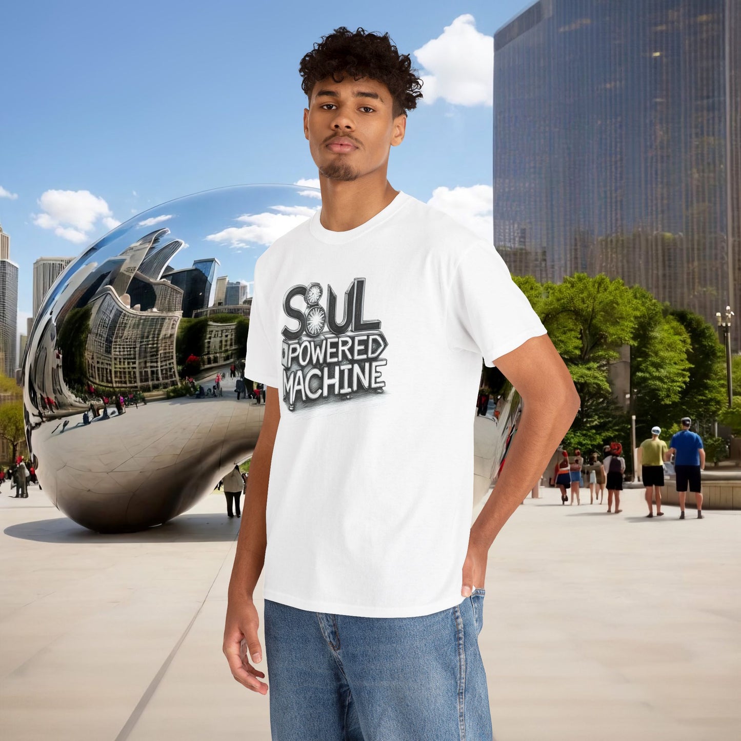 ⚙️ Menaste “Soul Powered Machine” Tee