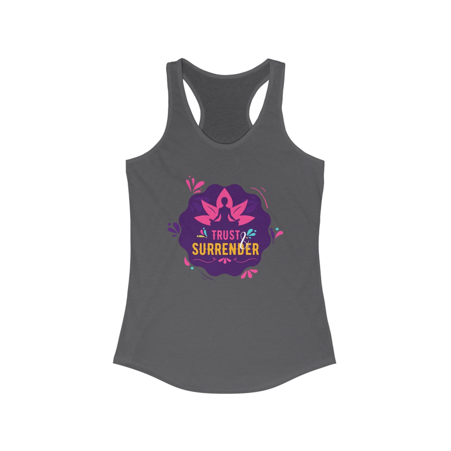 “Trust & Surrender” Racerback Tank - Flow with Faith, Move with Grace