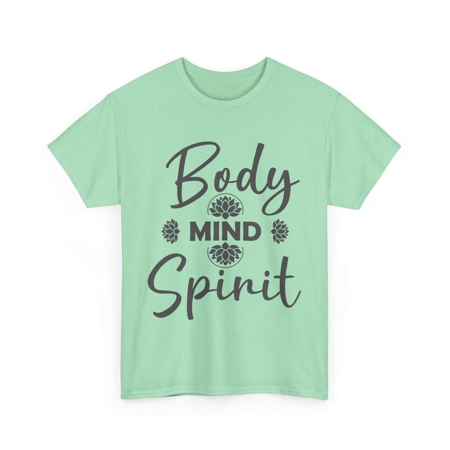 "Body • Mind • Spirit" - Align Your Energy Heavy Cotton Tee