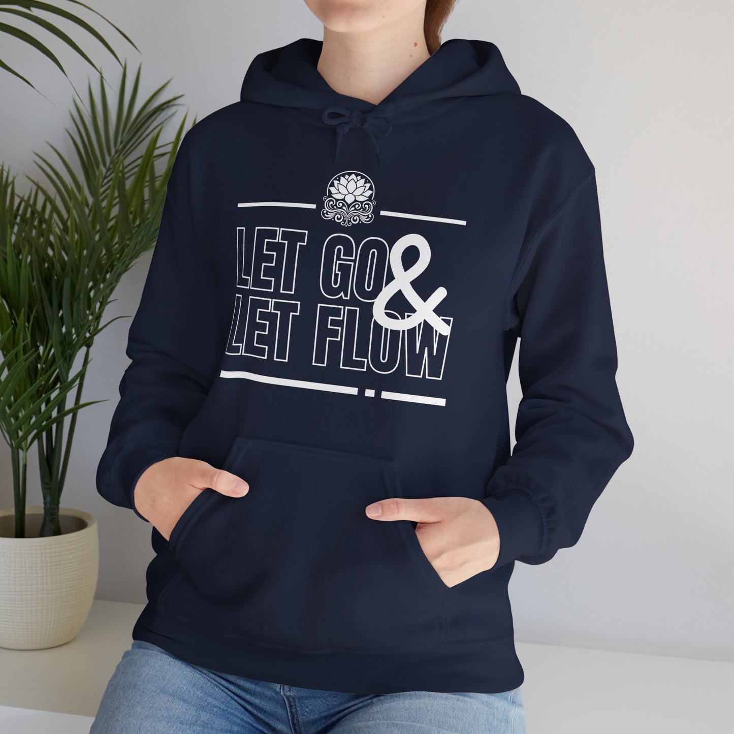 🌊Let Go & Let Flow Hoodie – Ease, Softness & Surrender✨🌿🕊️