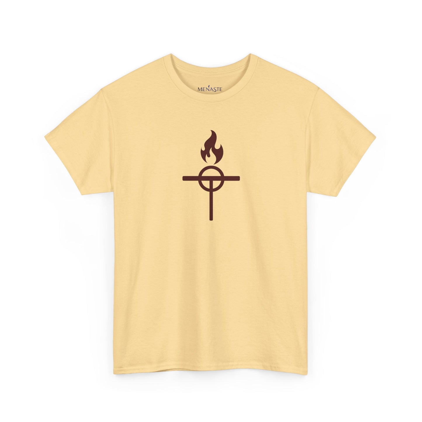 ⚔️ The Warrior Monk Sigil — Menaste Monastic T-Shirt