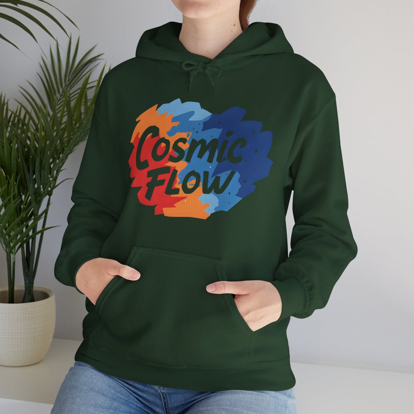 🌠Cosmic Flow Hoodie – Spiritual Starseed Vibes | Unisex Chakra Hoodie for Free Souls✨🌀