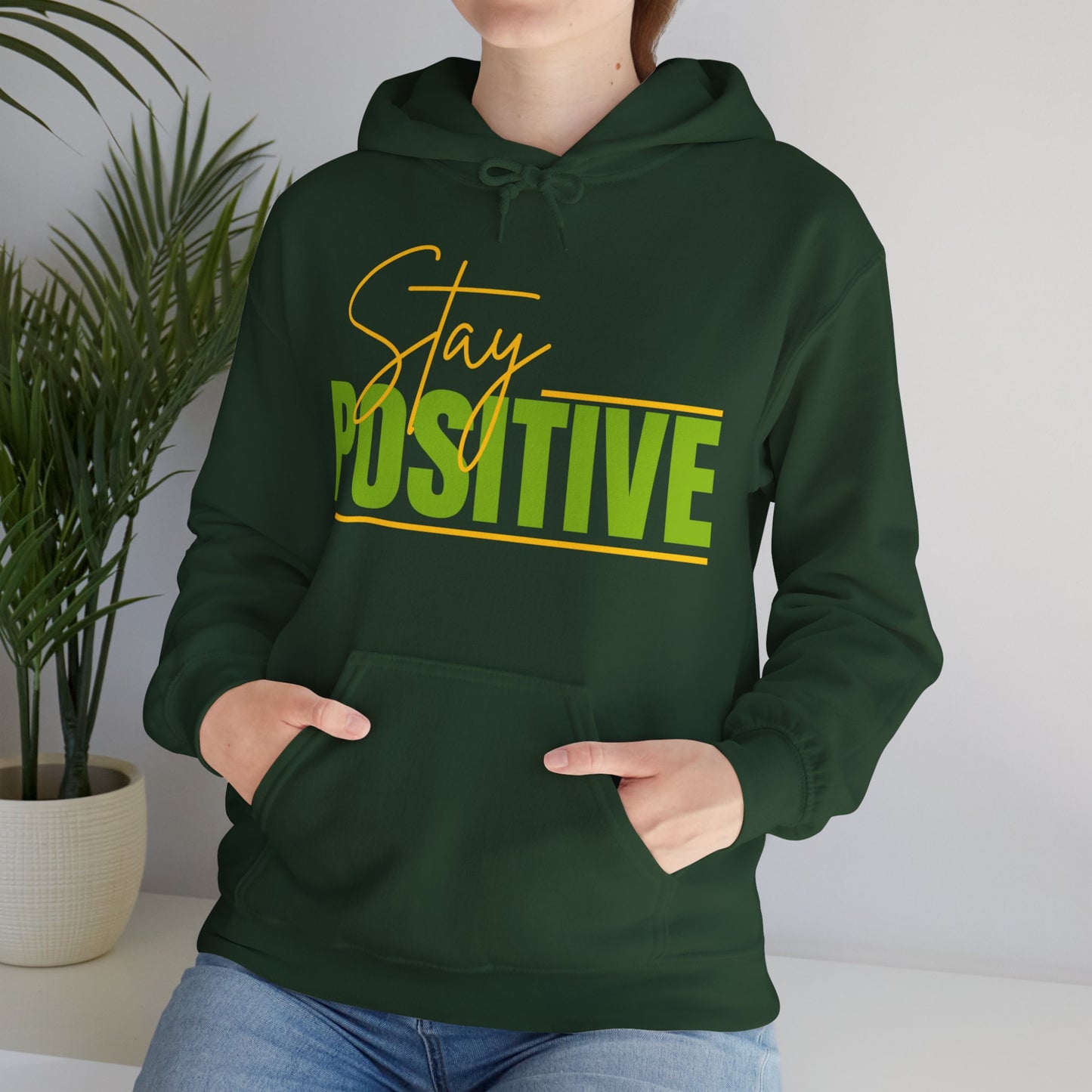 🌞STAY POSITIVE Hoodie — Radiate Light, Wear Your Energy ✨🔥