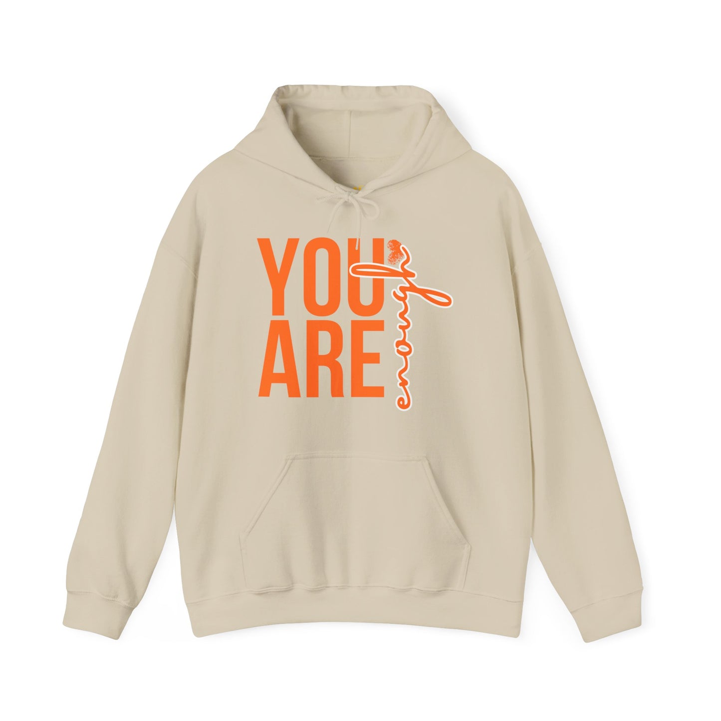 🌸You Are Enough Hoodie – A Soulful Reminder of Worthiness & Inner Light✨