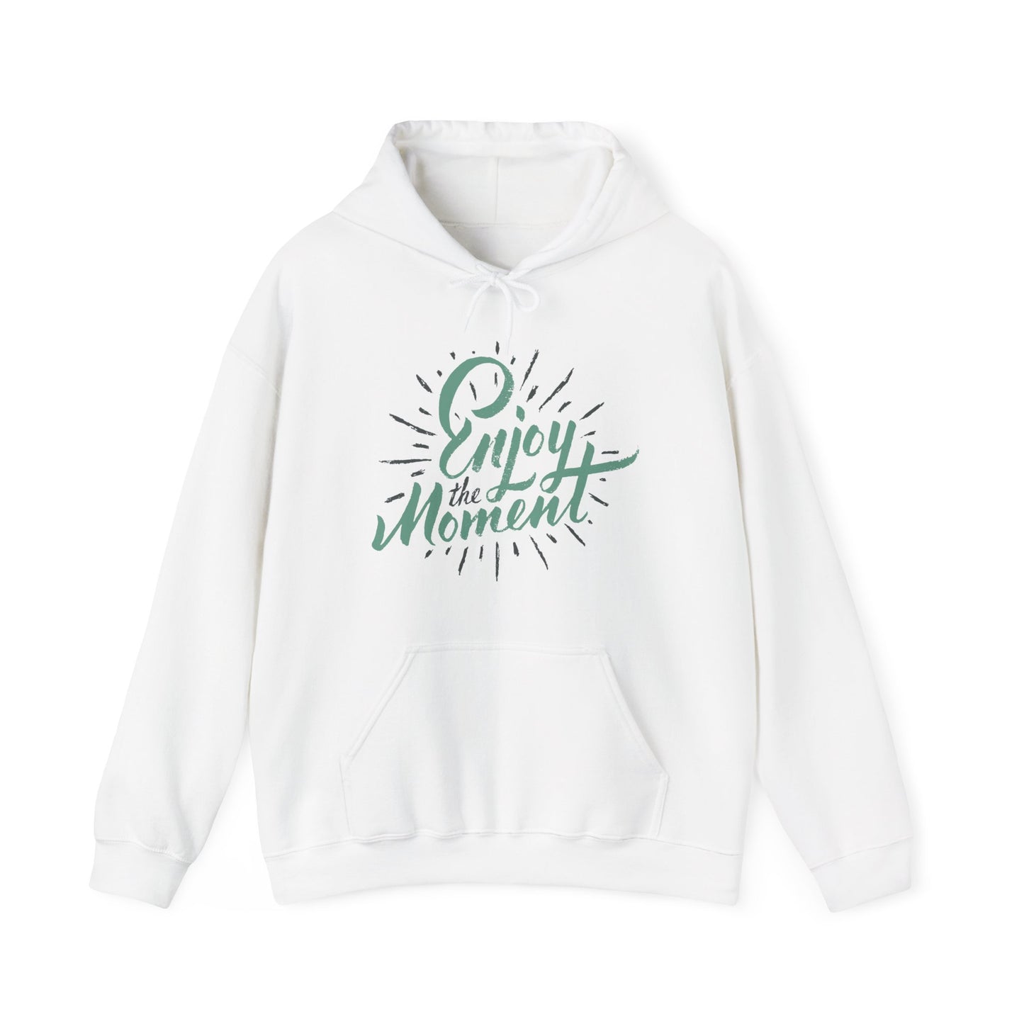 ✨Enjoy the Moment Hoodie – Mindful Living, Spiritual Comfort🌿🕊️✨