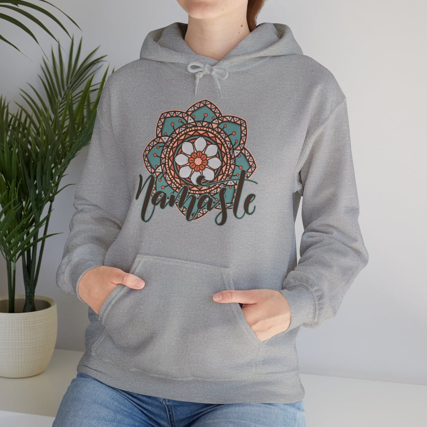 Namaste Hoodie – Wearable Calm & Inner Light🌸🕊️