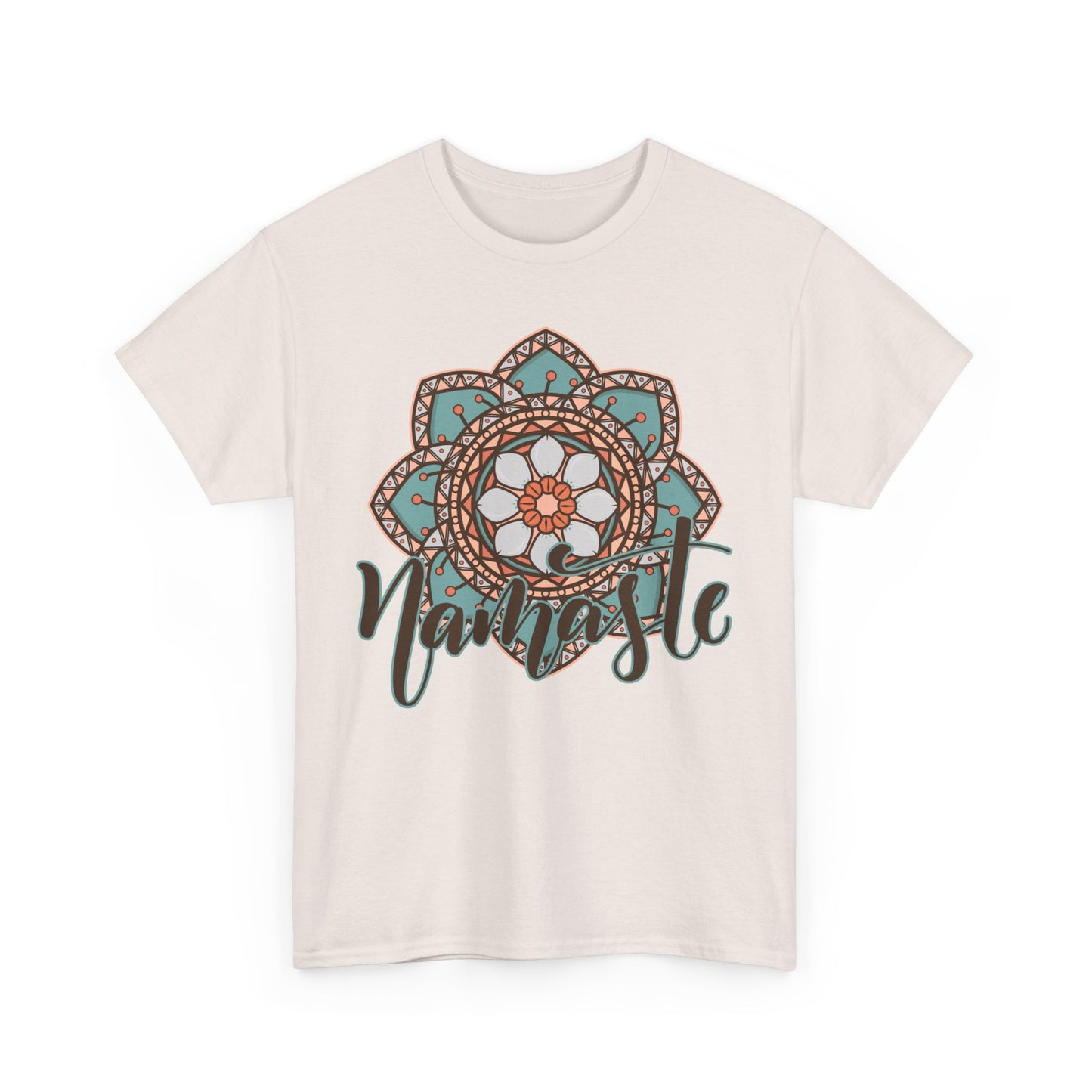 Namaste Vibes- Vintage Mandala Spirit Heavy Cotton Tee
