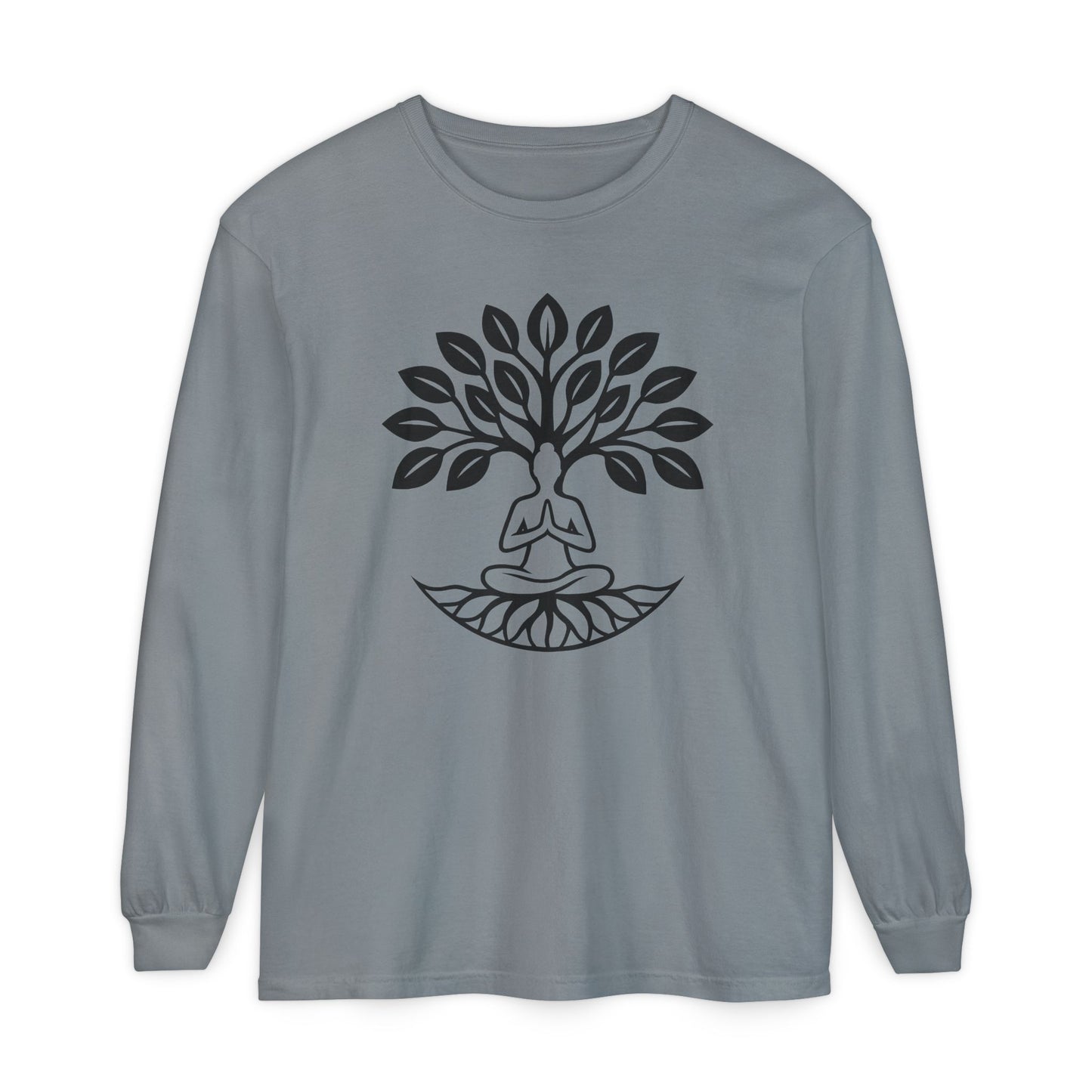 🌳Rooted in Stillness - Tree of Self - Long Sleeve Tee