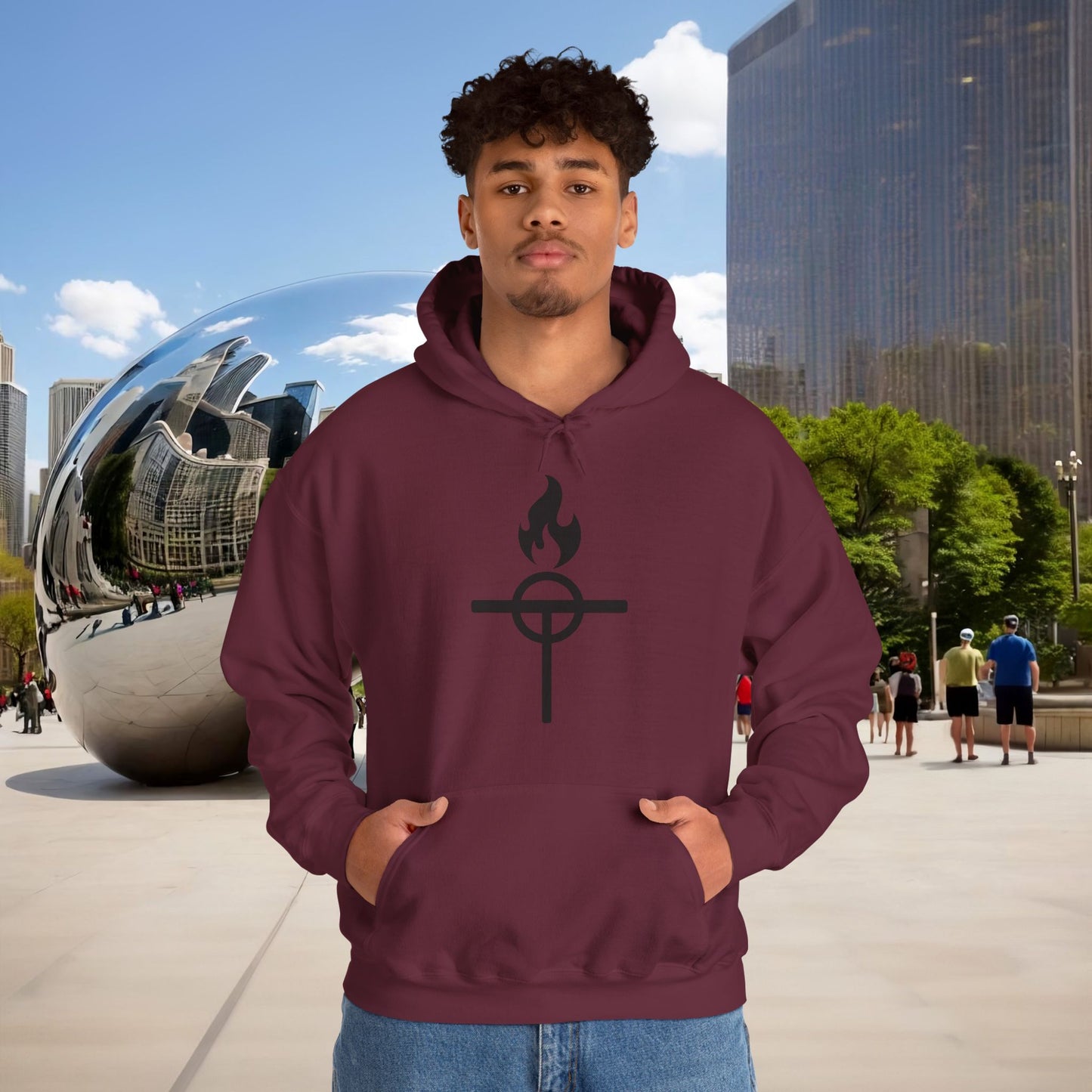 ⚔️ The Warrior Monk Sigil Hoodie - Menaste Monastic Edition