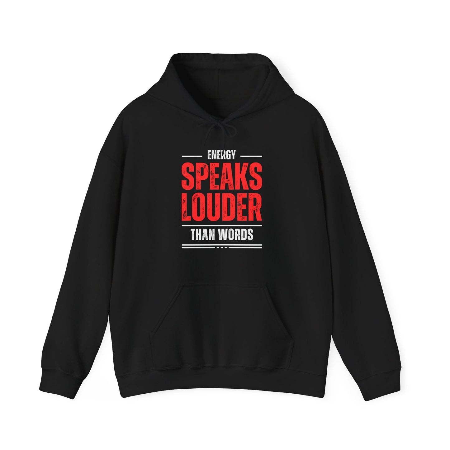 Energy Speaks Louder Than Words Hoodie – Cozy Spiritual Statement Wear✨