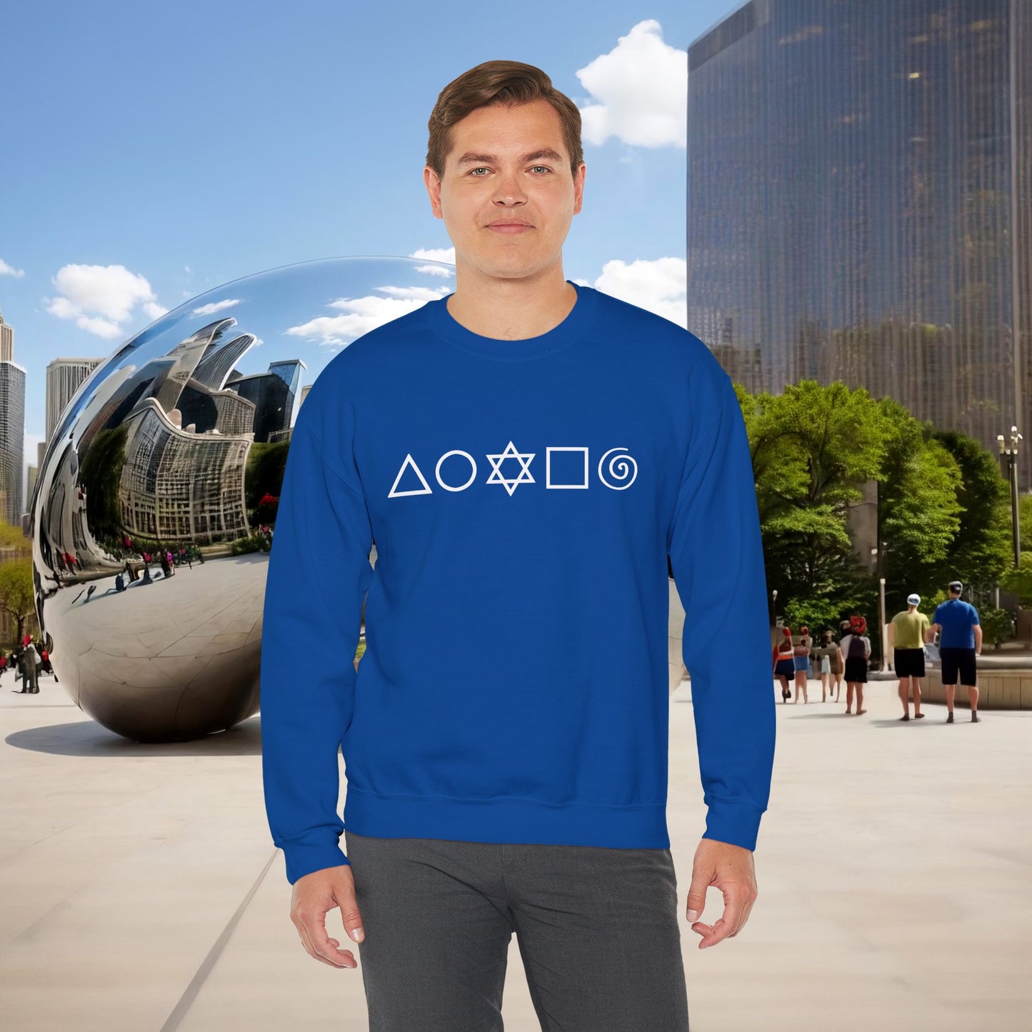 🜂🌑🜁 Menaste "THE FIVE ELEMENTS" — Signature Crewneck Sweatshirt