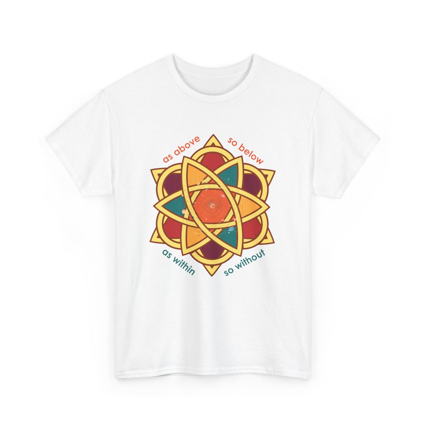 As Within, So Without – Sri Yantra Heavy Cotton Tee