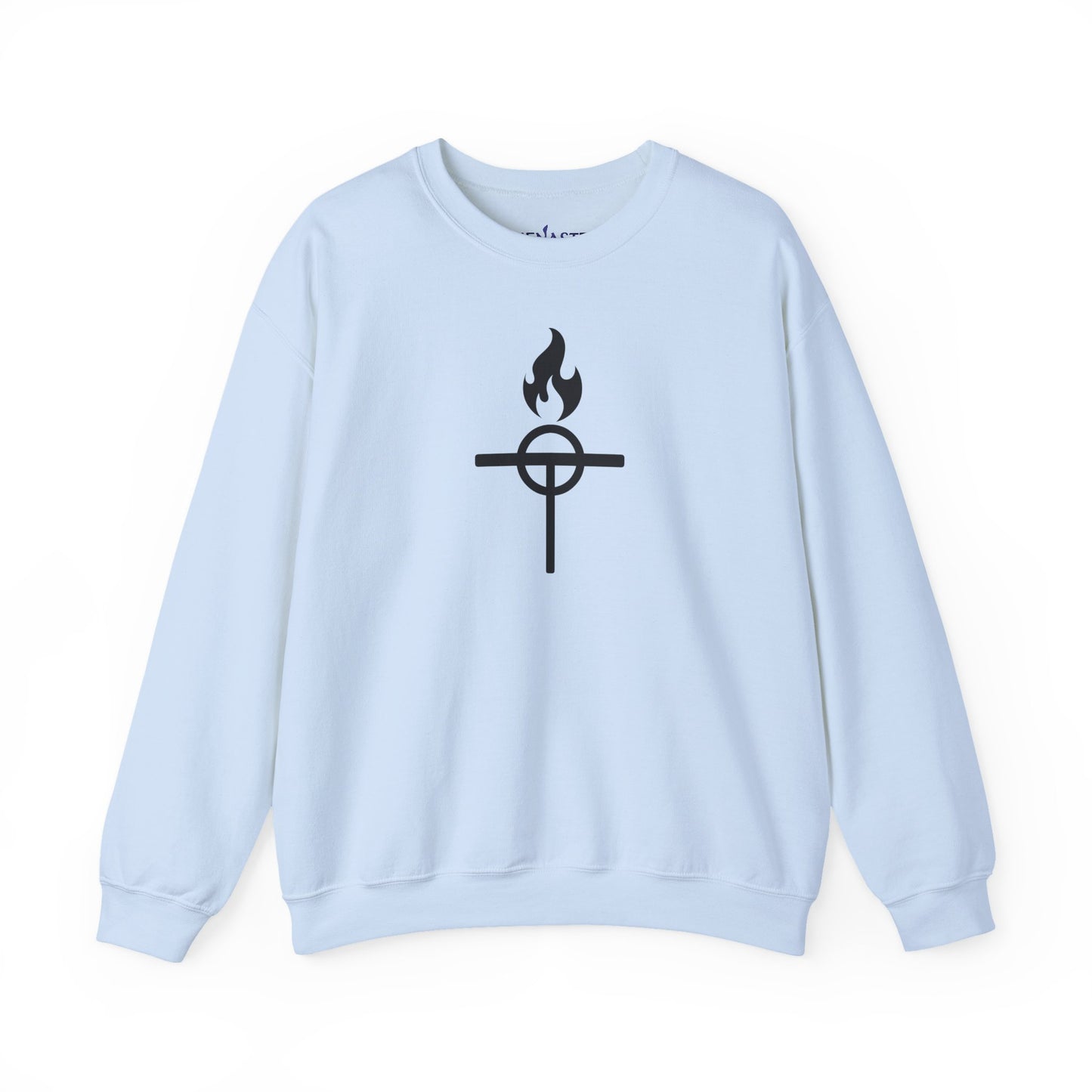 ⚔️ The Warrior Monk Sigil — Menaste Crewneck Sweatshirt (Monastic Edition)