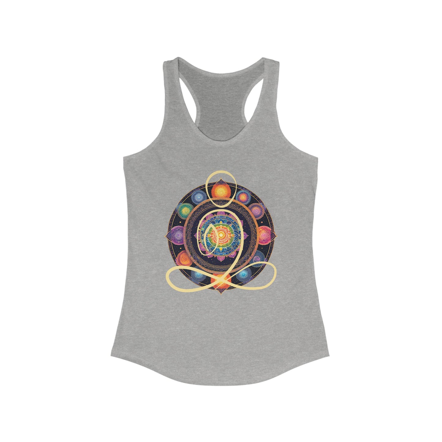 Colorful Mandala – Radiate from Within Racerback Tank