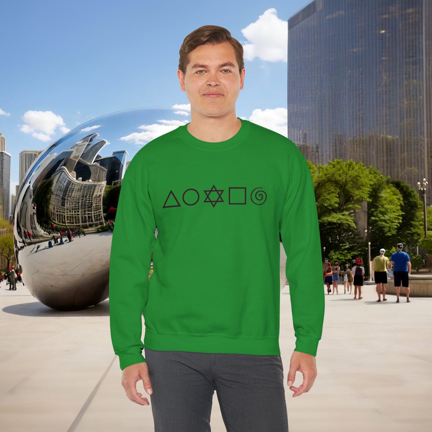 🜂🌑🜁 Menaste "THE FIVE ELEMENTS" — Signature Crewneck Sweatshirt