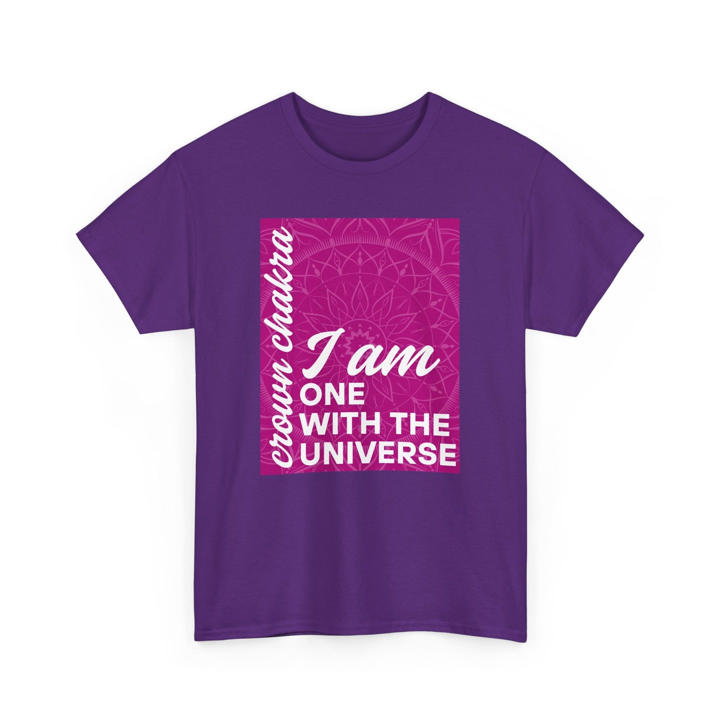 👑Cosmic Unity Heavy Cotton Tee - I Am One with the Universe