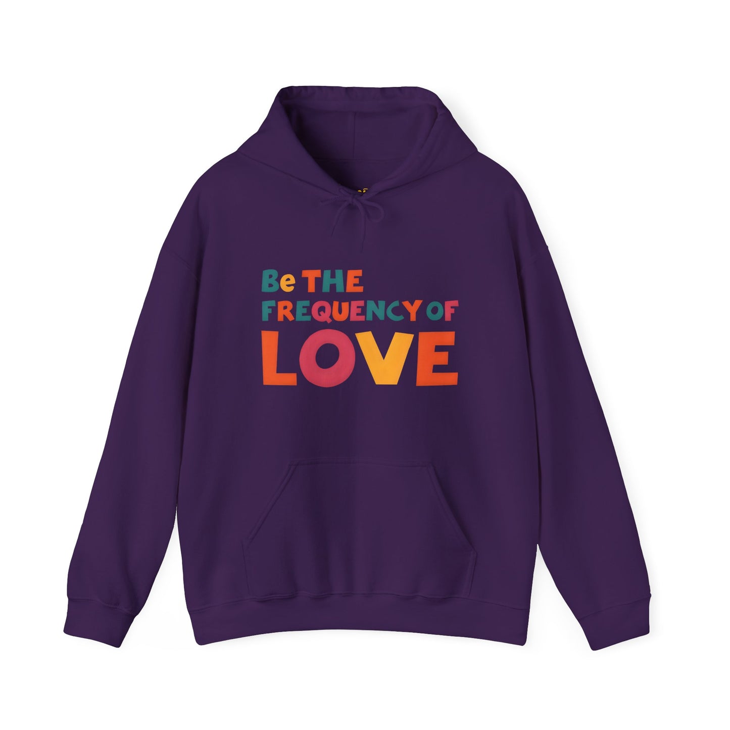 🌠Be the Frequency of Love Hoodie – Colorful Spiritual Vibes | Raise Your Energy Hoodie🌀💖