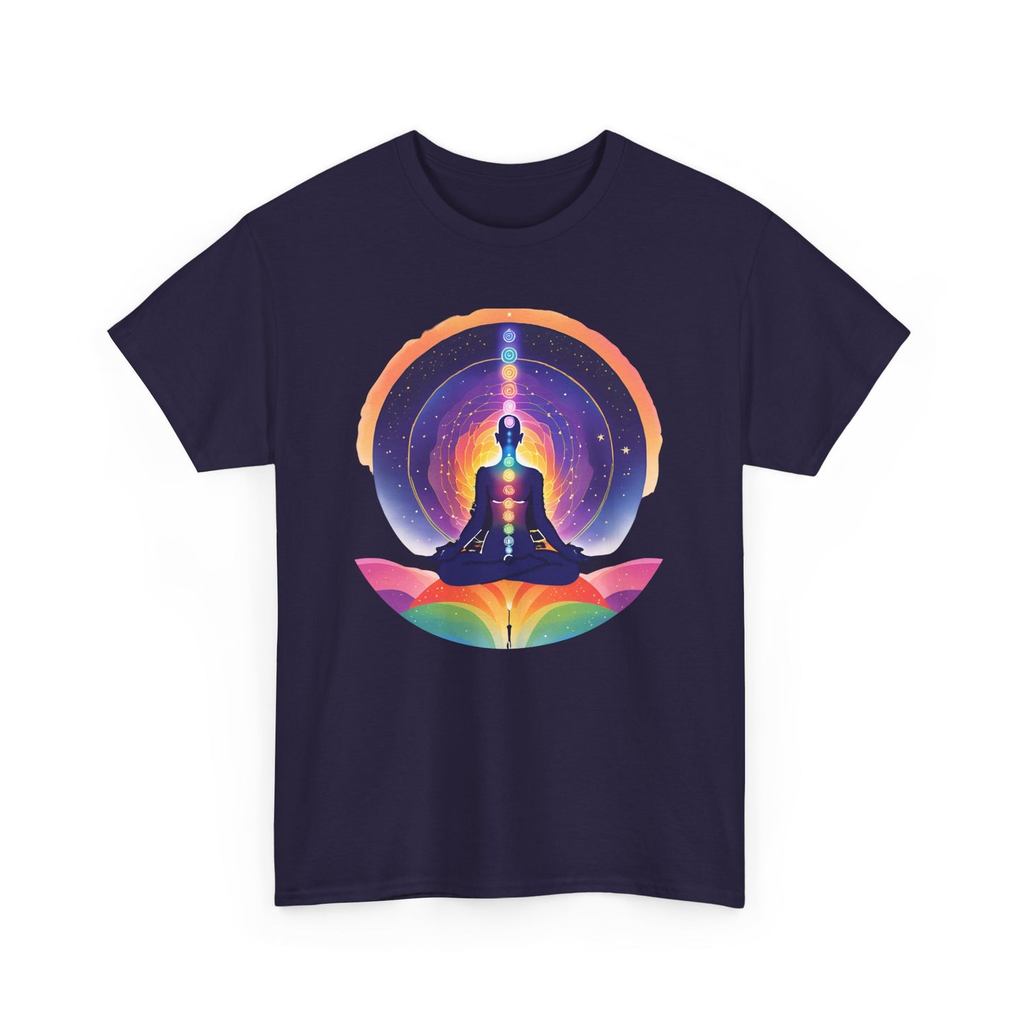 Chakra Universe Heavy Cotton Tee - Awakened Alignment