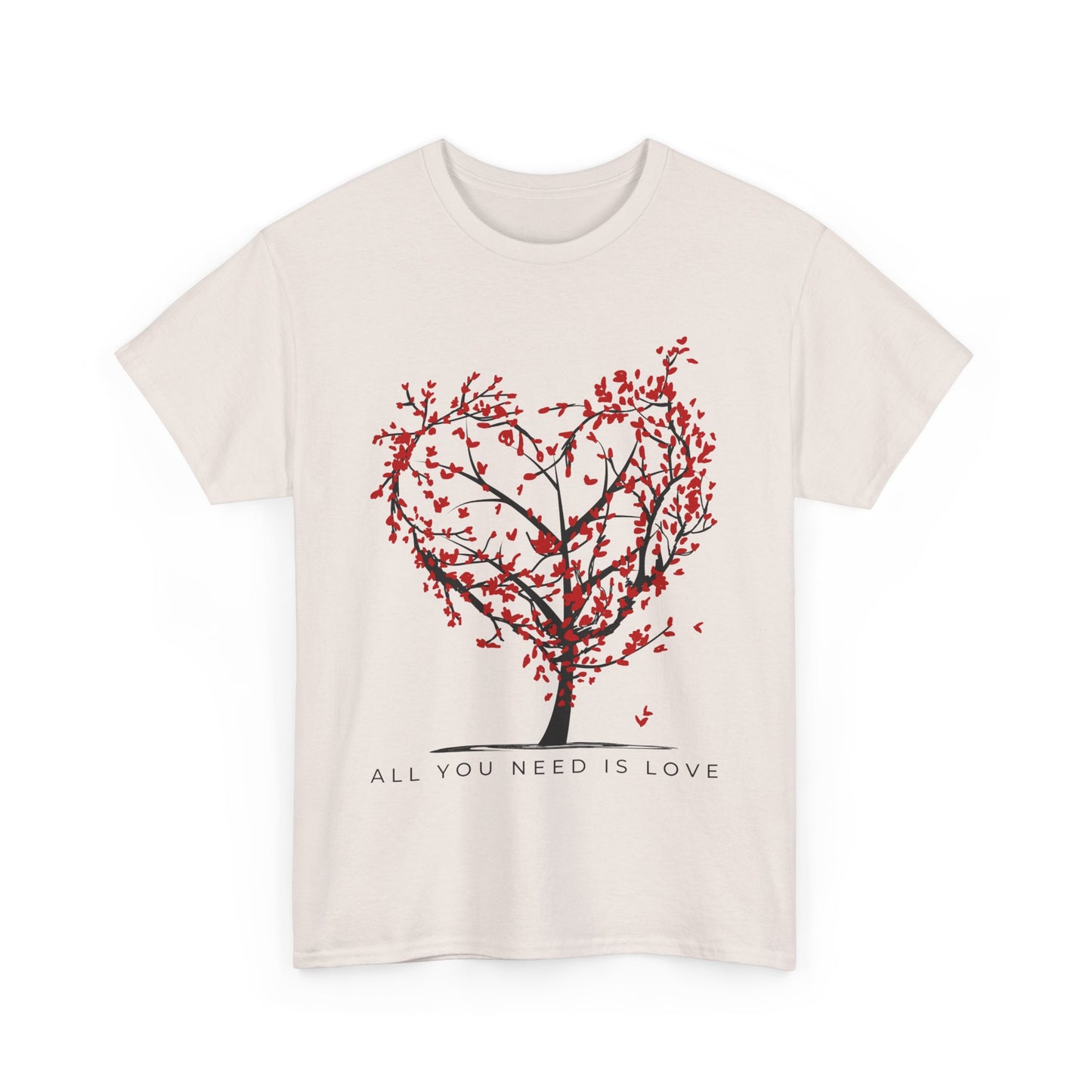 Rooted in Love - “All You Need is Love” - Love Tree Heavy Cotton Tee