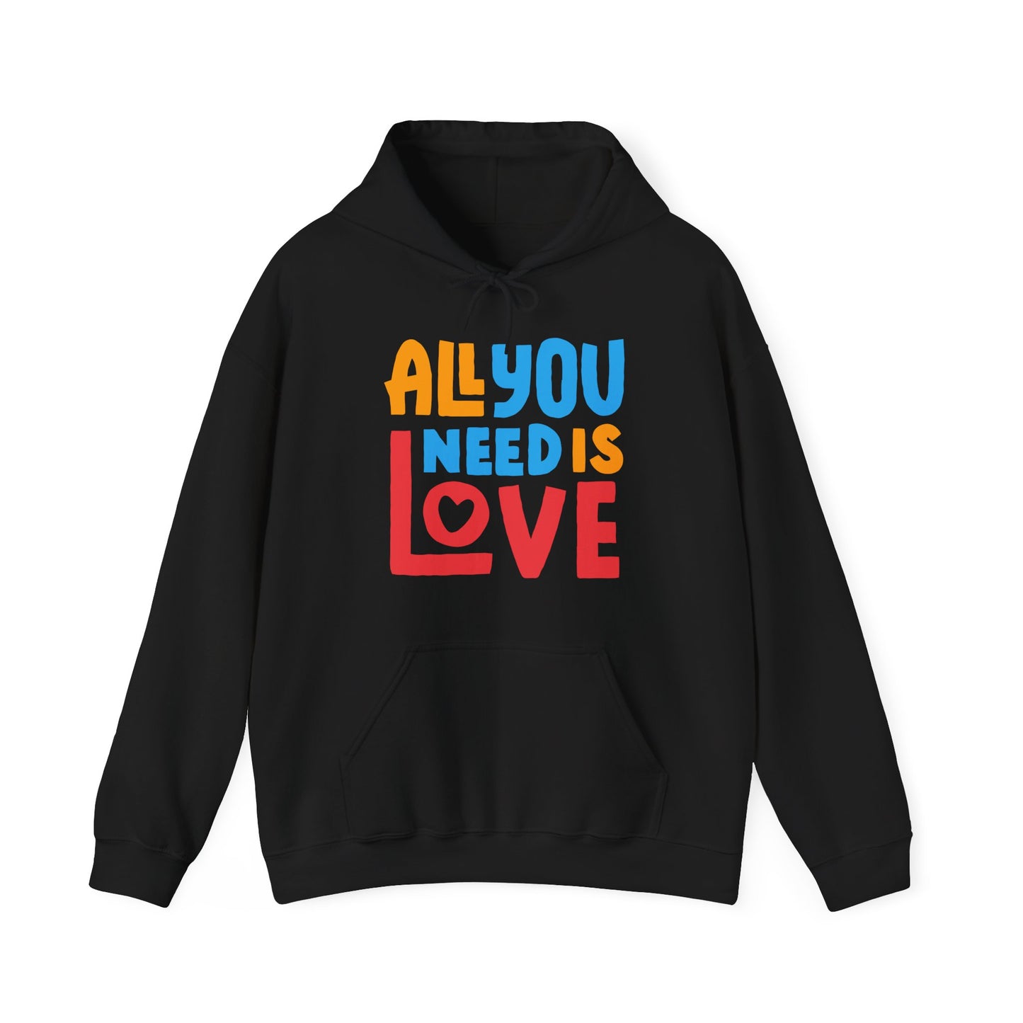 🌈All You Need Is Love Hoodie – Cozy Colorful Reminder of What Matters Most❤️🌈✨
