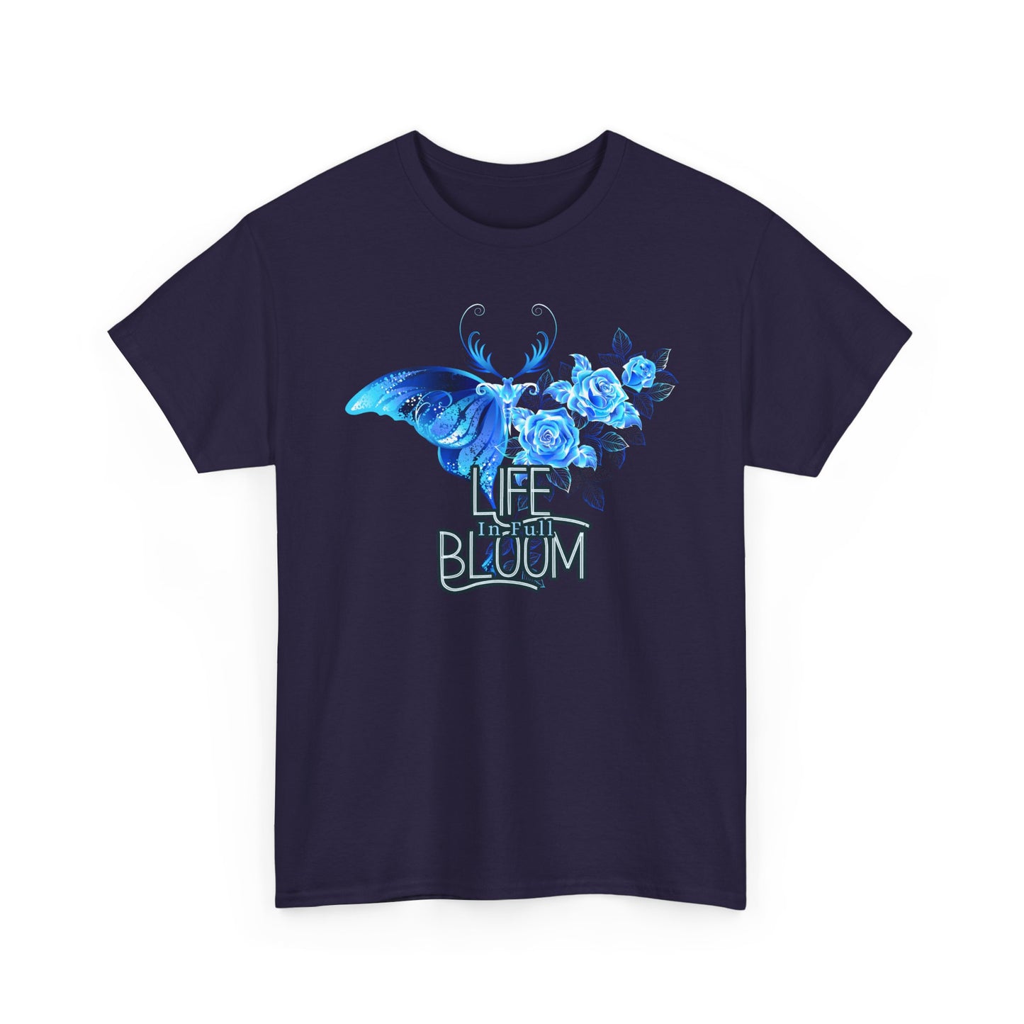 🦋Life in Full Bloom Heavy Cotton Tee - Rise, Bloom, Become