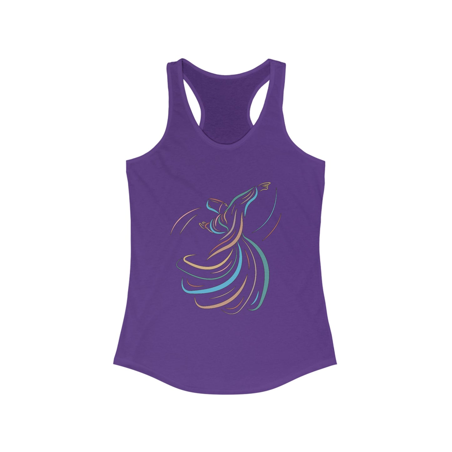 Whirling Dervish Racerback Tank - Flow with Grace, Move with Meaning