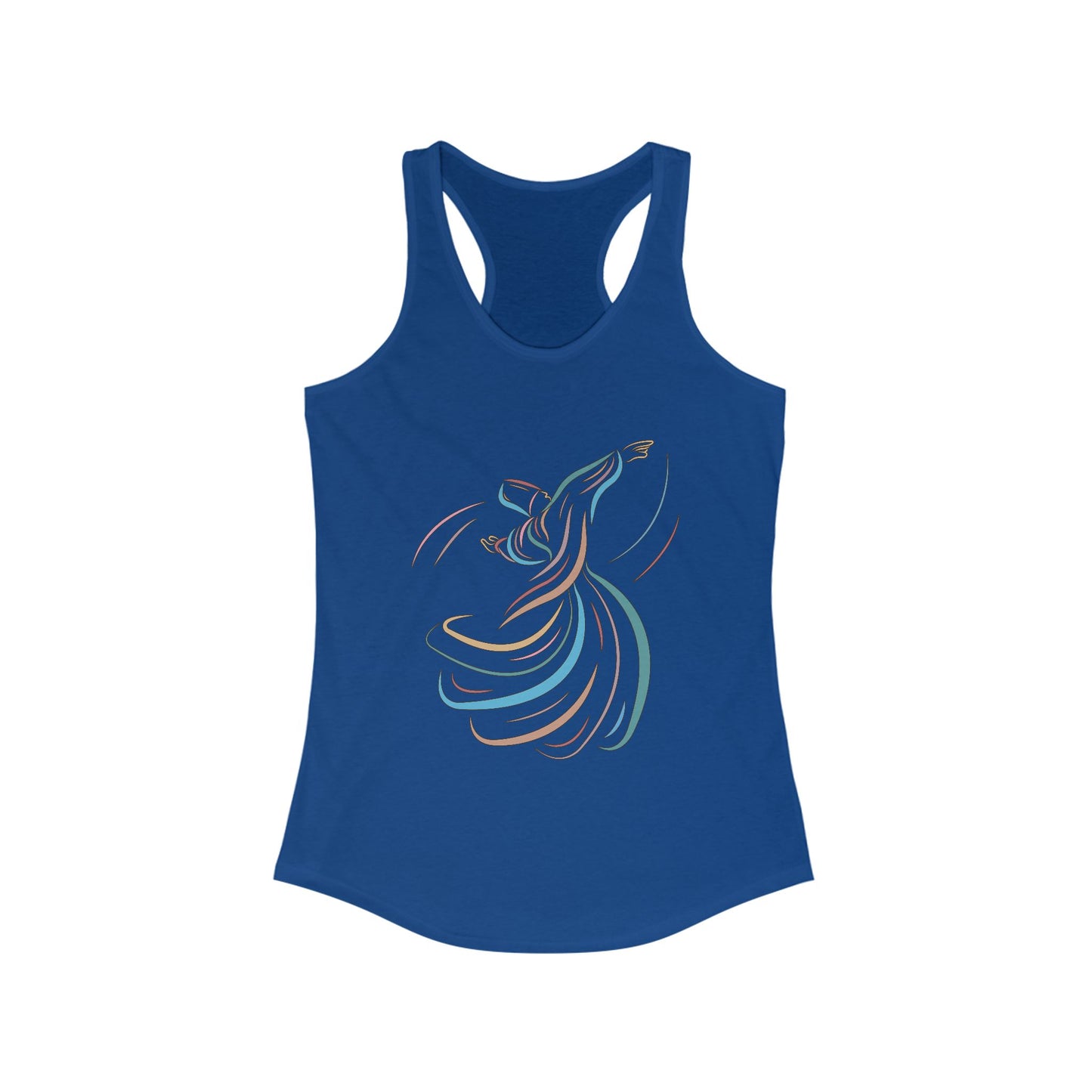 Whirling Dervish Racerback Tank - Flow with Grace, Move with Meaning