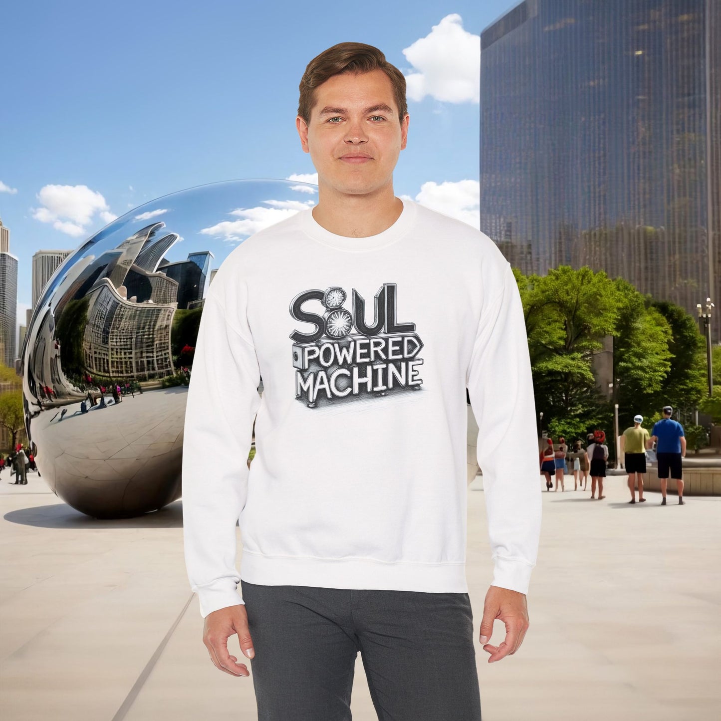 ⚙️ Menaste “Soul Powered Machine” Sweatshirt