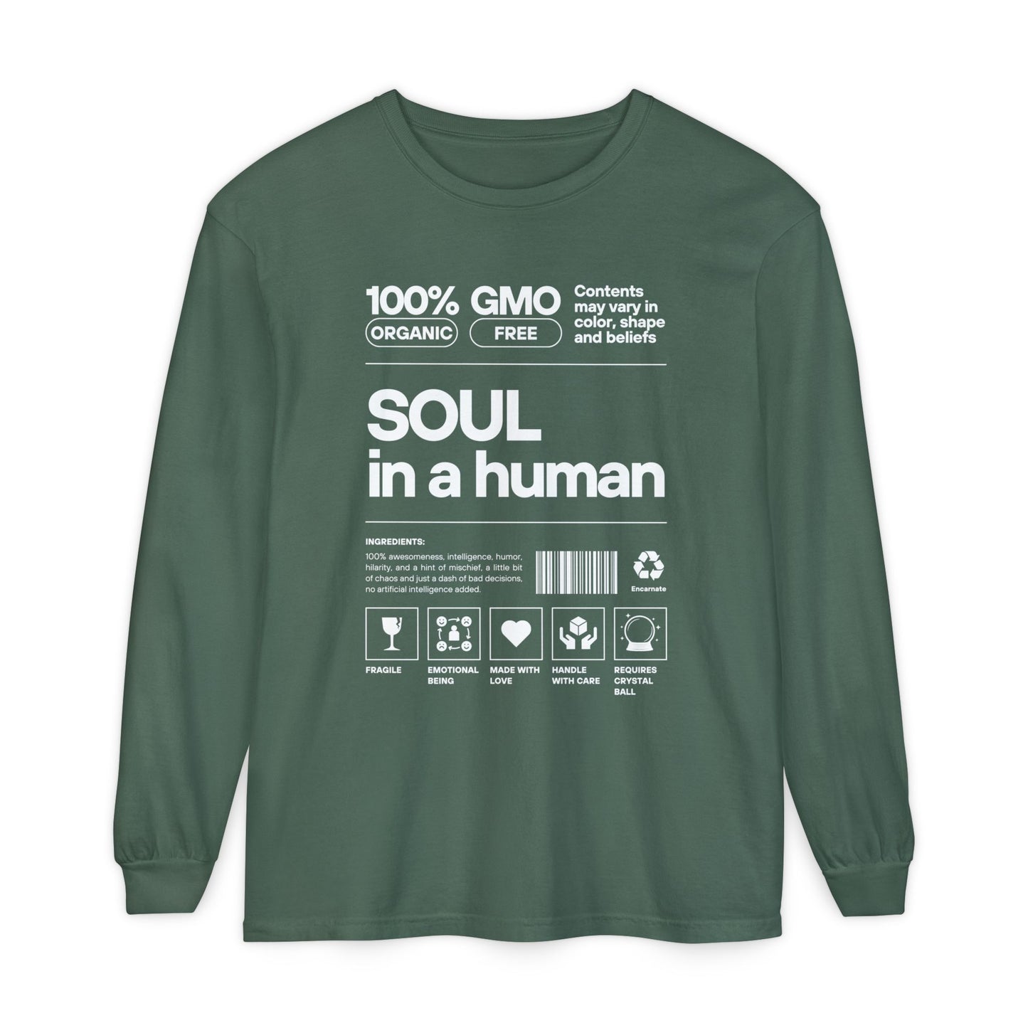 🌟Soul in a Human FUN Fact - Long Sleeve Tee