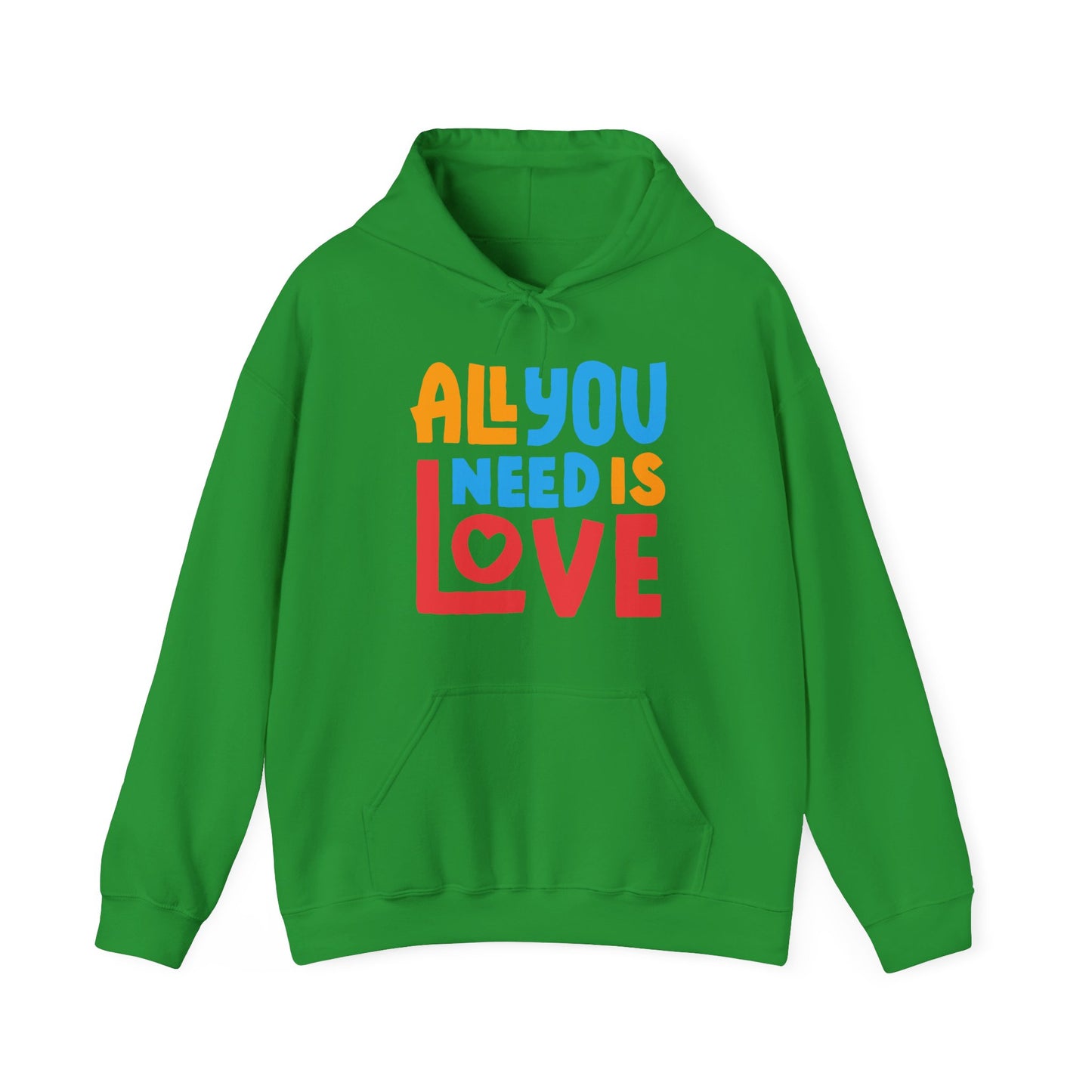 🌈All You Need Is Love Hoodie – Cozy Colorful Reminder of What Matters Most❤️🌈✨