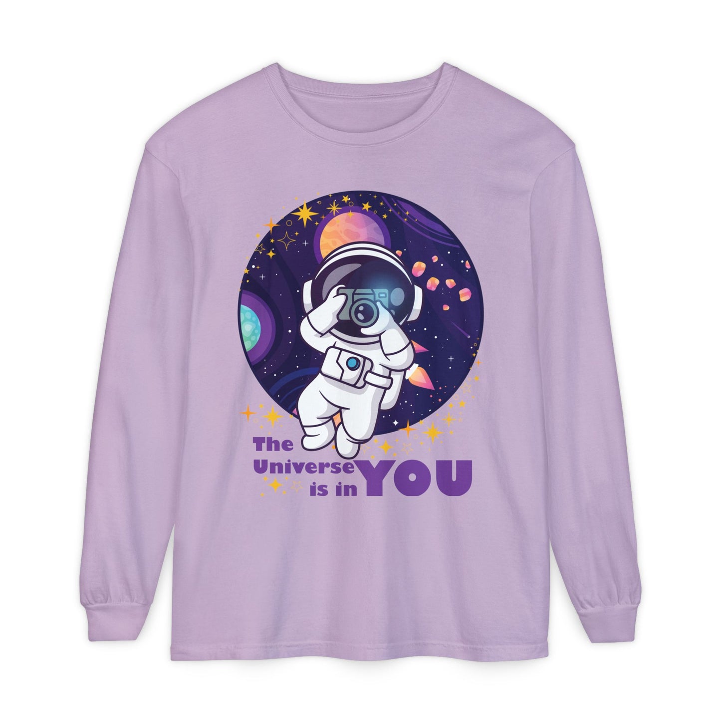🌌The Universe Is in You - Cosmic Long Sleeve Tee