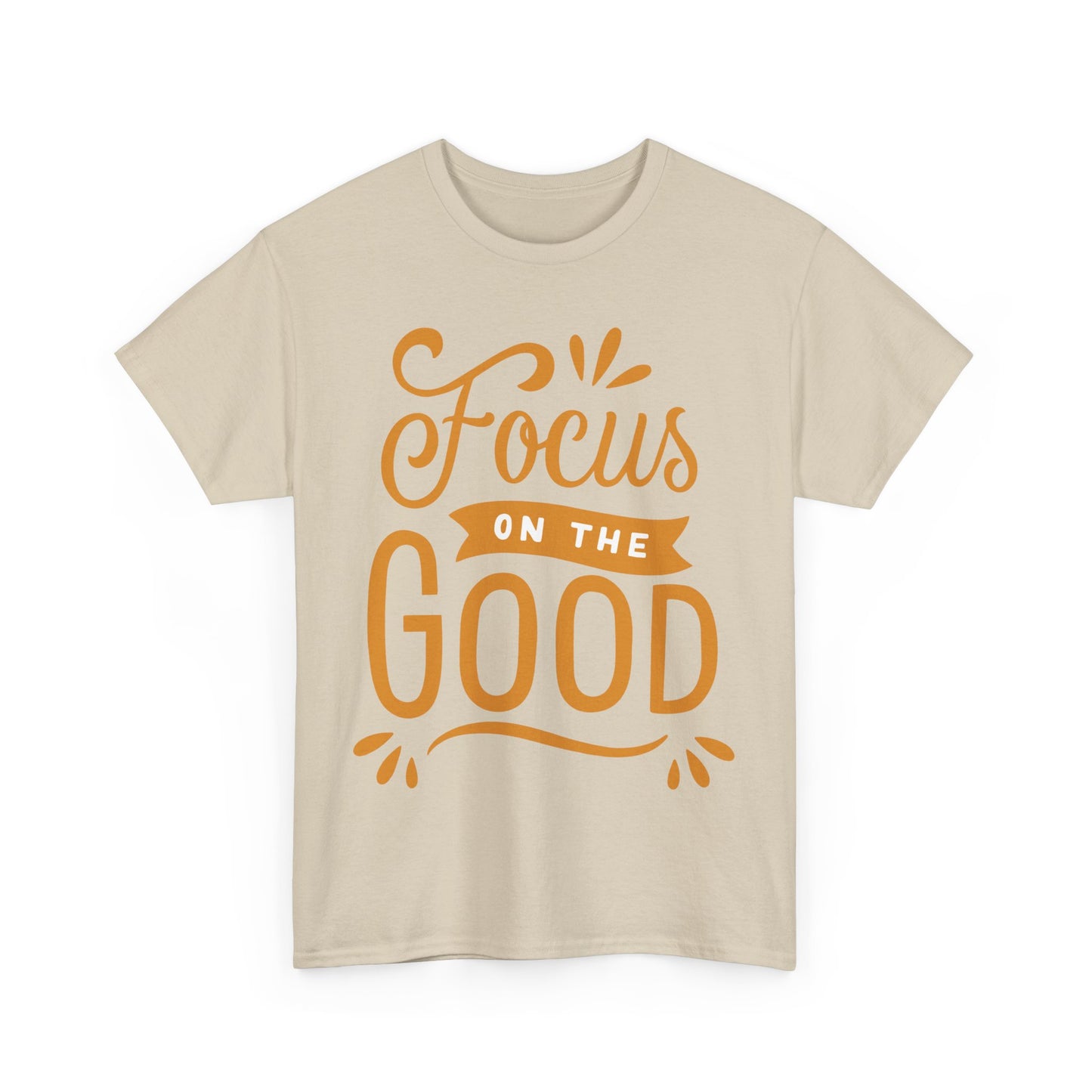 🌞"Goodness Lens" Heavy Cotton Tee - Where Intention Flows, Joy Grows