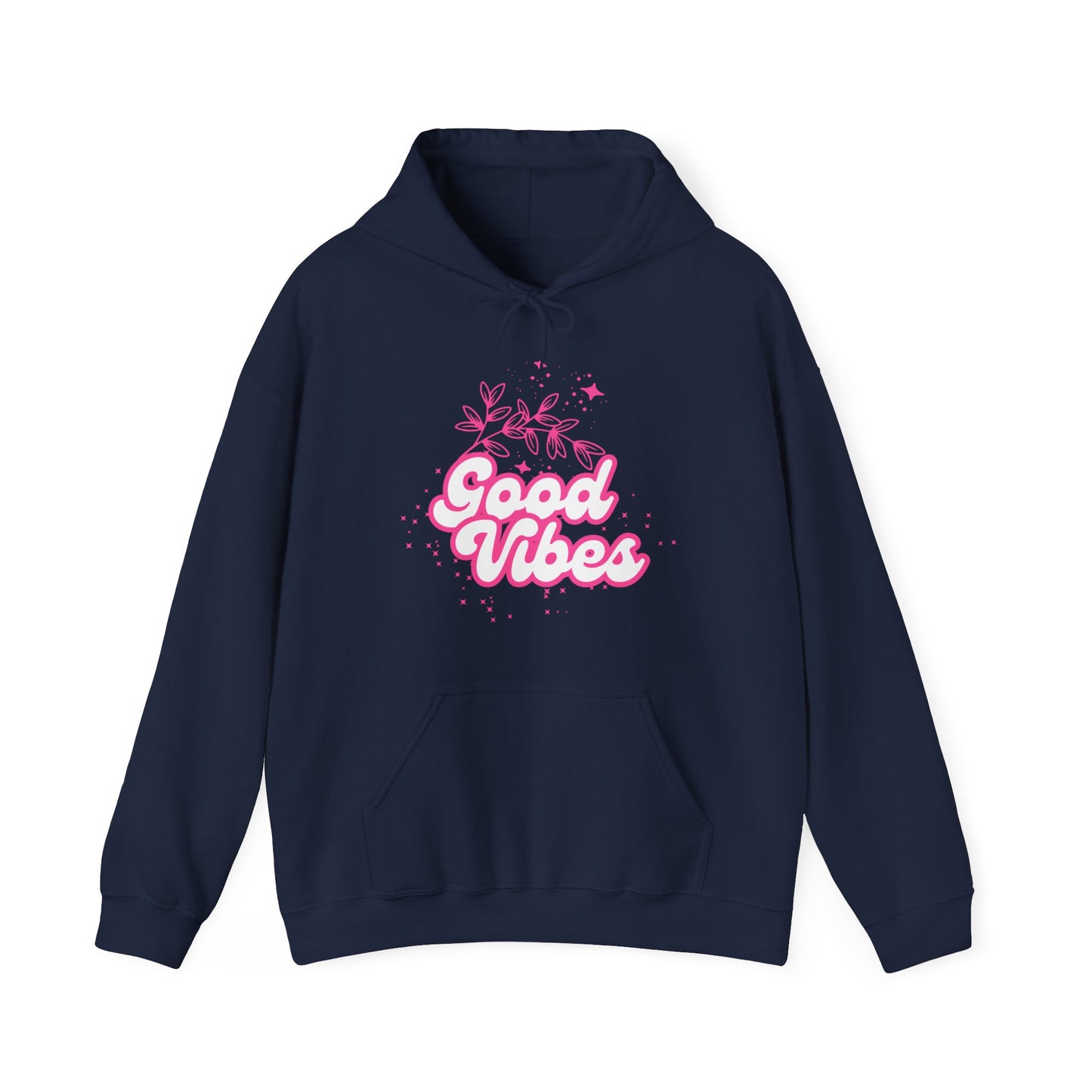 🌸Good Vibe Hoodie – Bloom in Positivity & Cosmic Light✨🌼