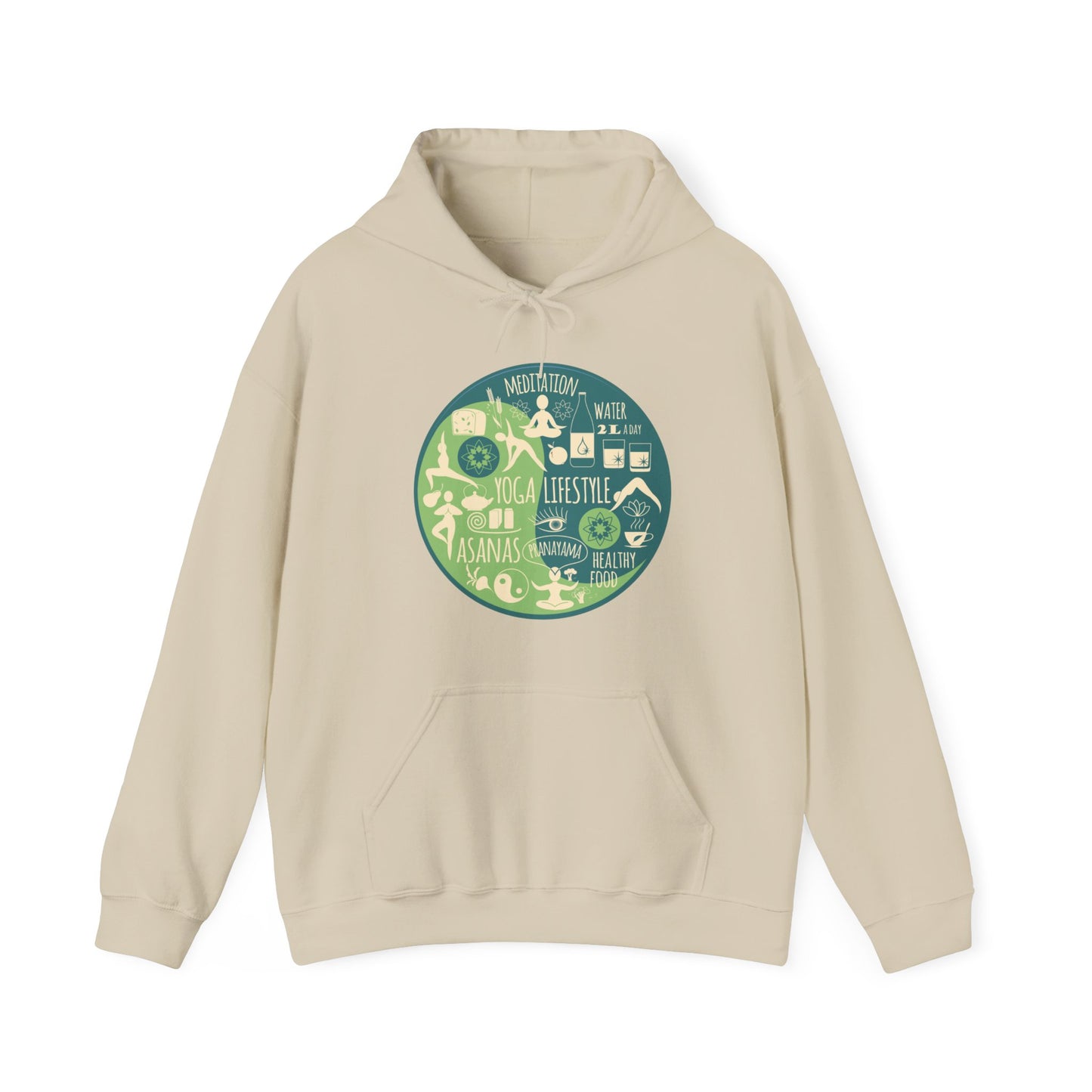 Vital Flow Hoodie🌸🧘✨| Yoga Lifestyle & Wellness-Inspired Wearable Vision Board