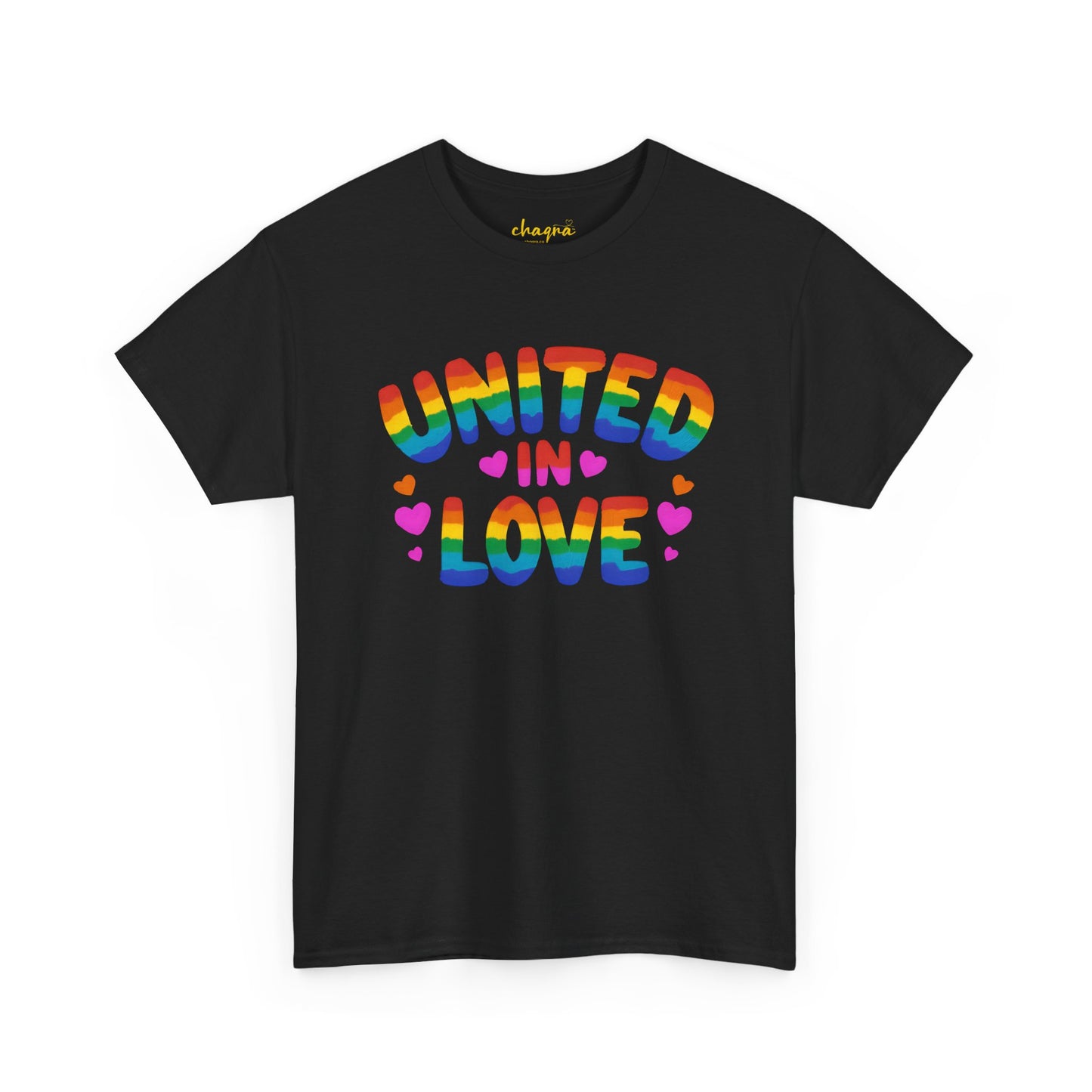 🌈 UNITED IN LOVE — Chaqra Heartwave Tee