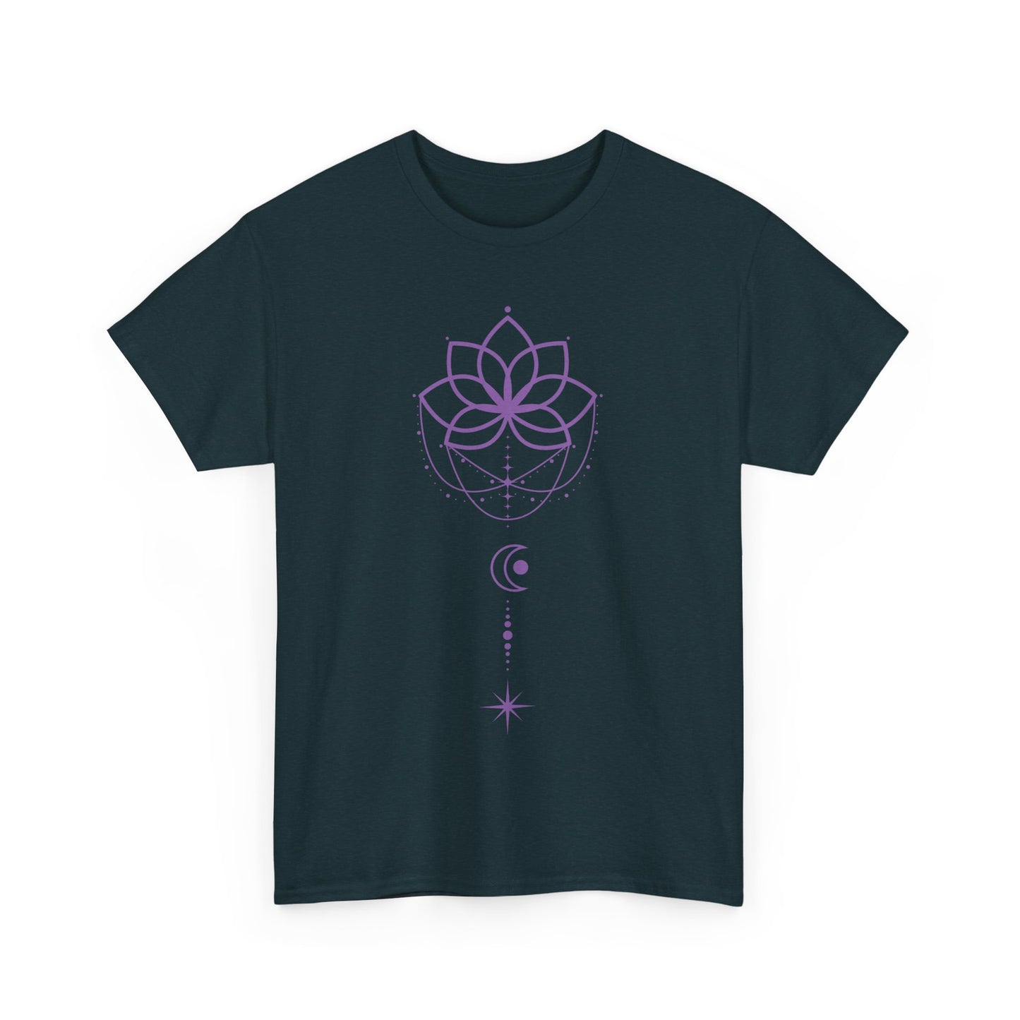 💜Celestial Grace Heavy Cotton Tee - Align with Light & Flow