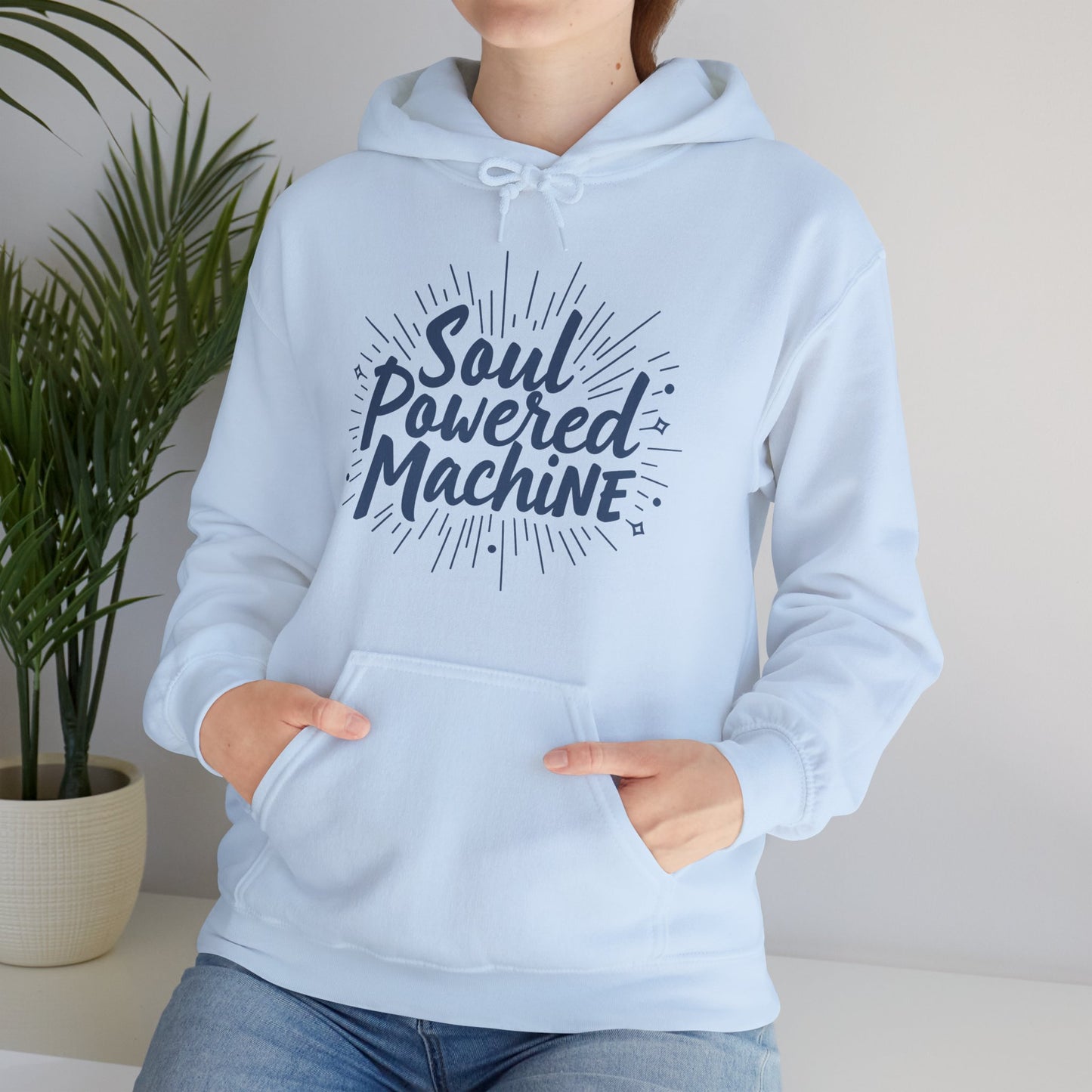 ⚡SOUL POWERED MACHINE Hoodie — Spirit in Motion, Power in Presence🔥💪