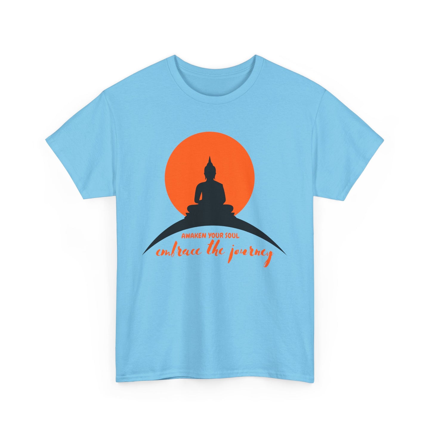 "Awaken Your Soul, Embrace Your Journey" Heavy Cotton Tee