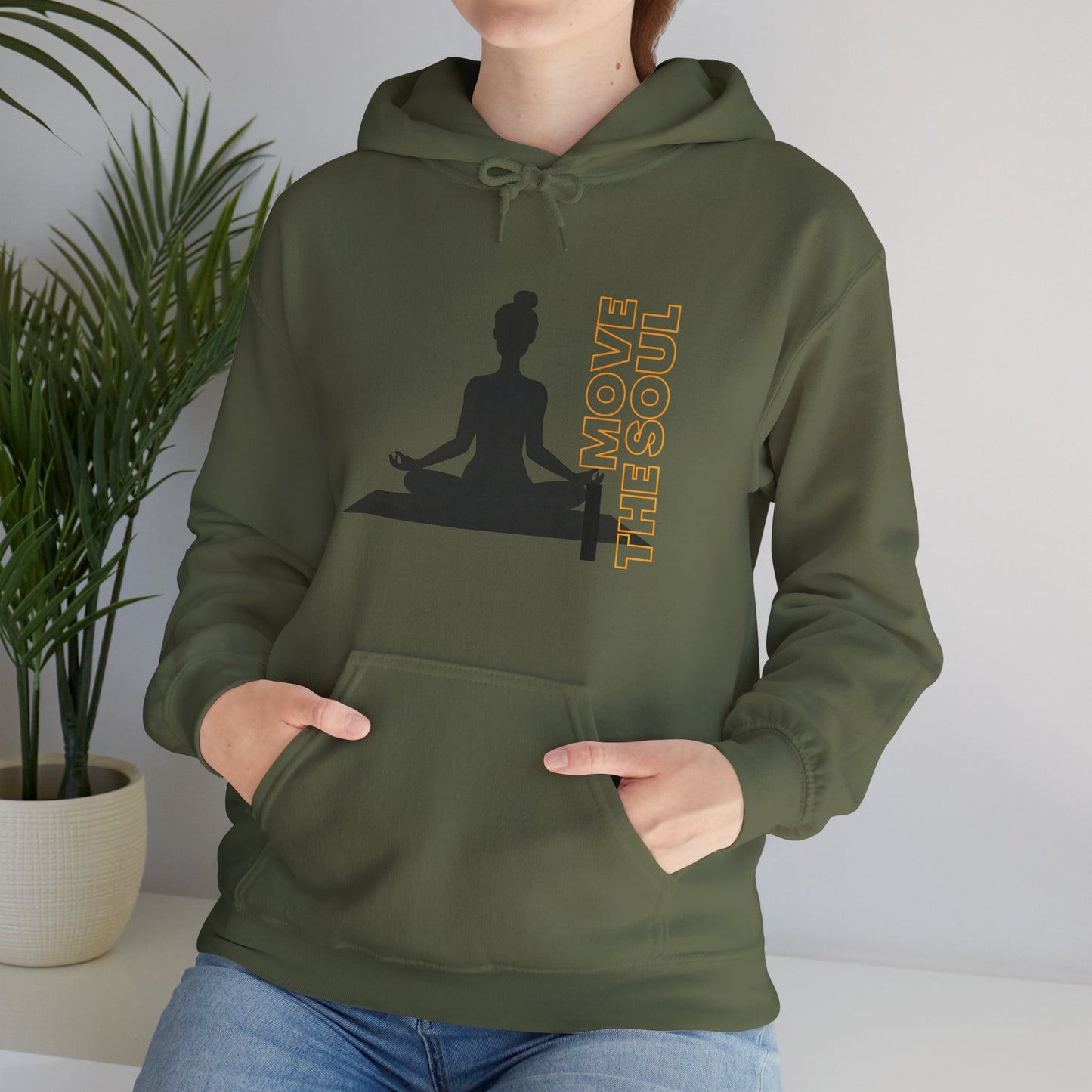 🧘🏾‍♀️Move the Soul Hoodie — Rooted Stillness, Radiant Flow✨🌿