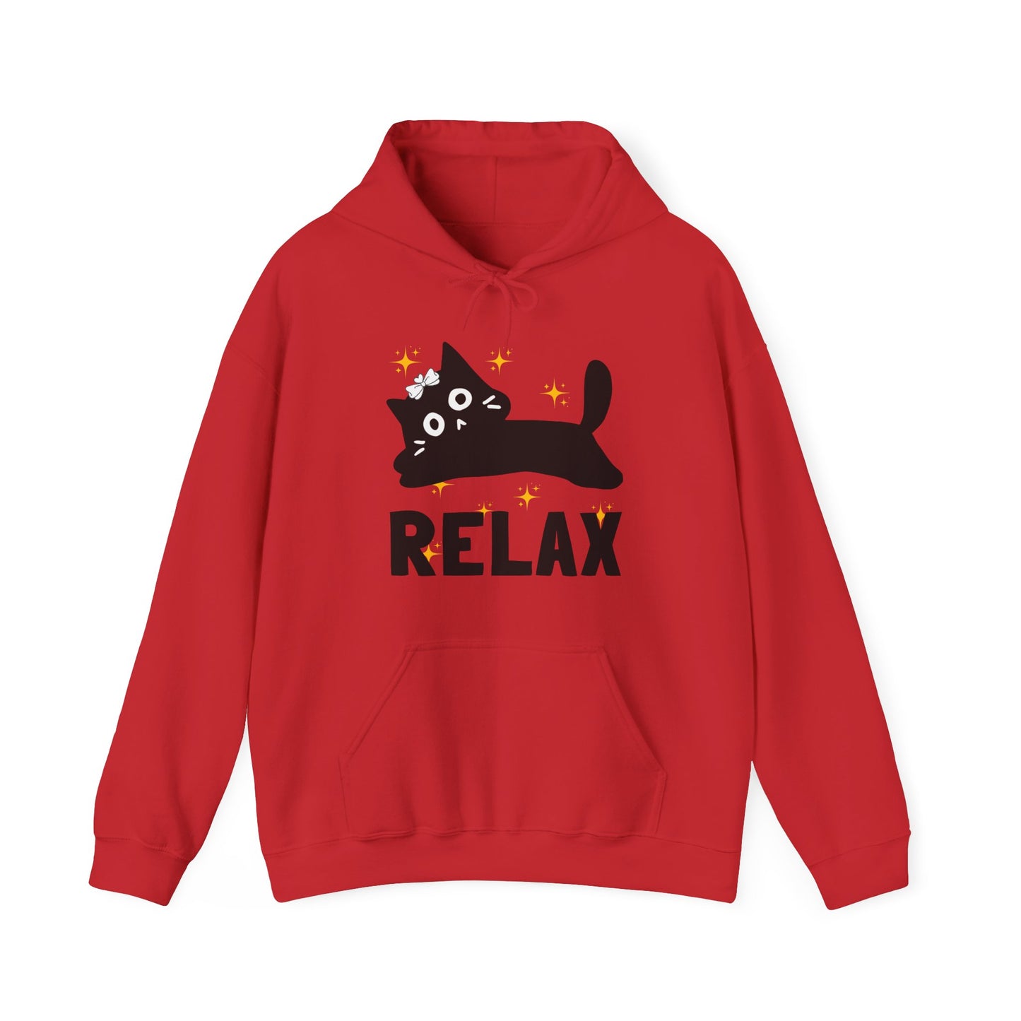 🐱Relax Hoodie — Trust the Divine, Live Like a Cat: Stay In the Moment✨🌿