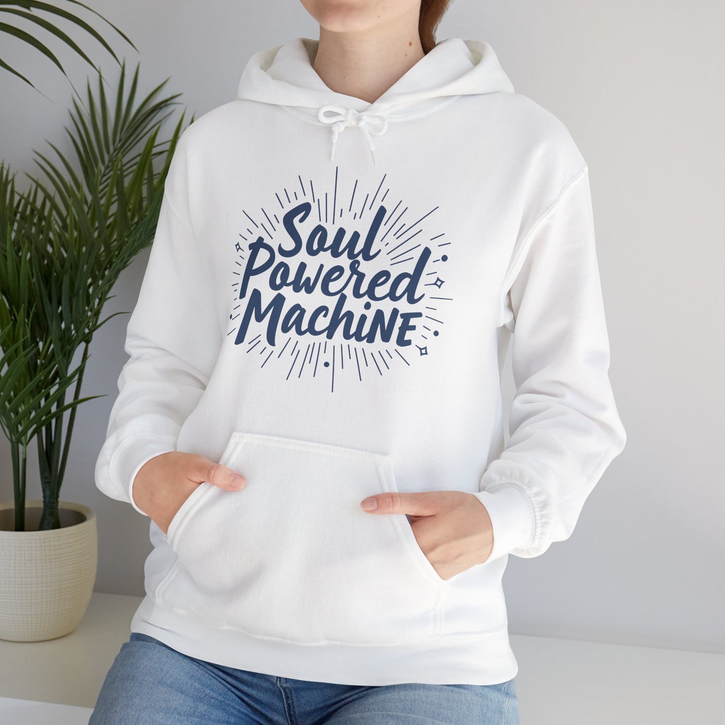 ⚡SOUL POWERED MACHINE Hoodie — Spirit in Motion, Power in Presence🔥💪