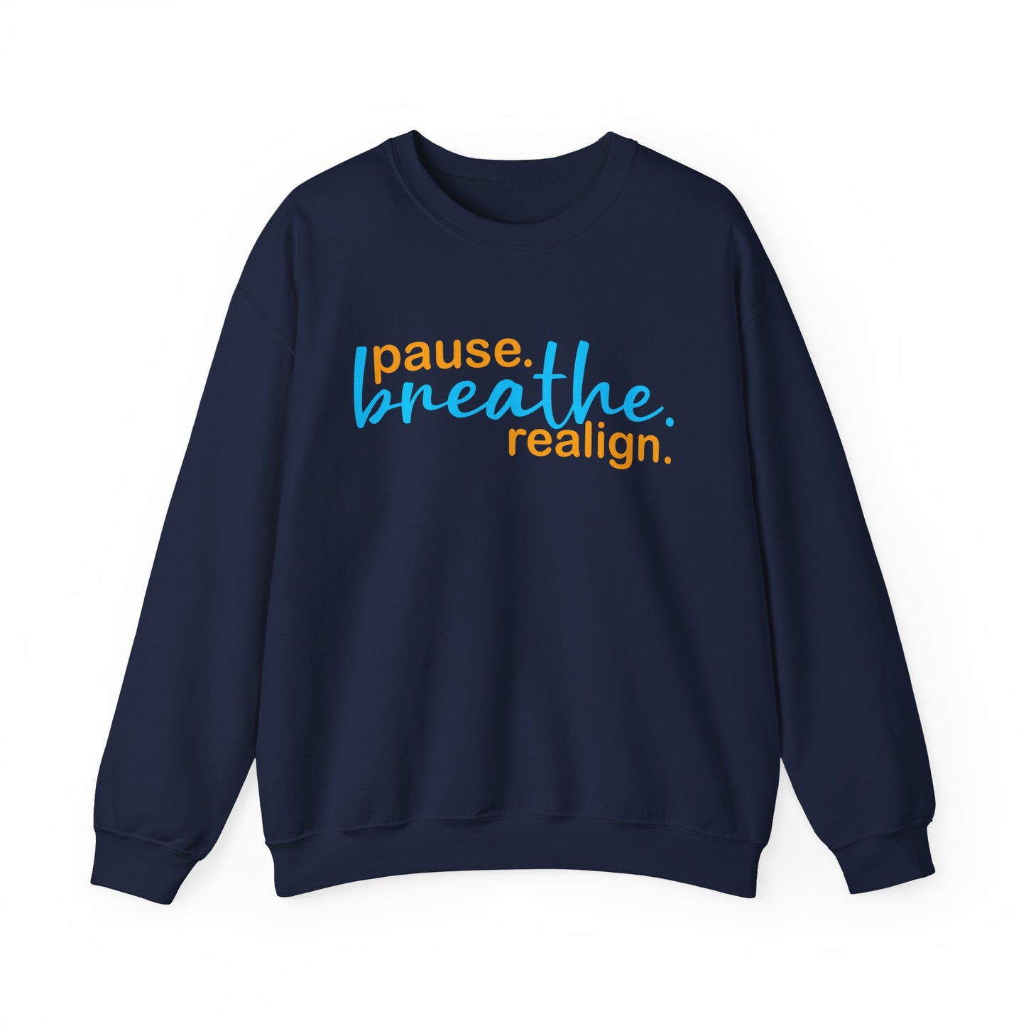🌙Sacred Stillness - "Pause. Breathe. Realign." Crewneck Sweatshirt
