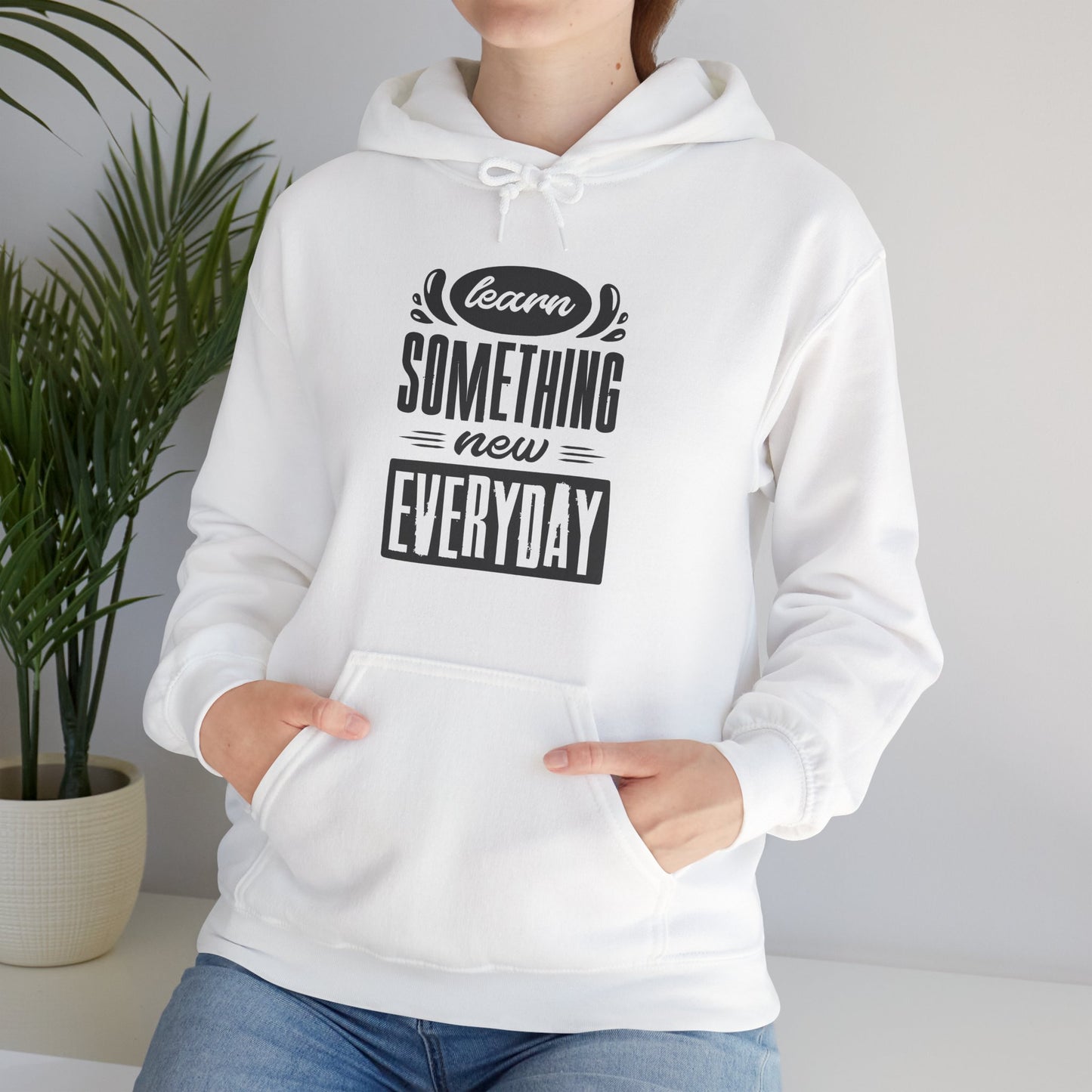 📚Learn Something New Every Day Hoodie – Spiritual Growth & Mindful Living Unisex Hoodie🌿